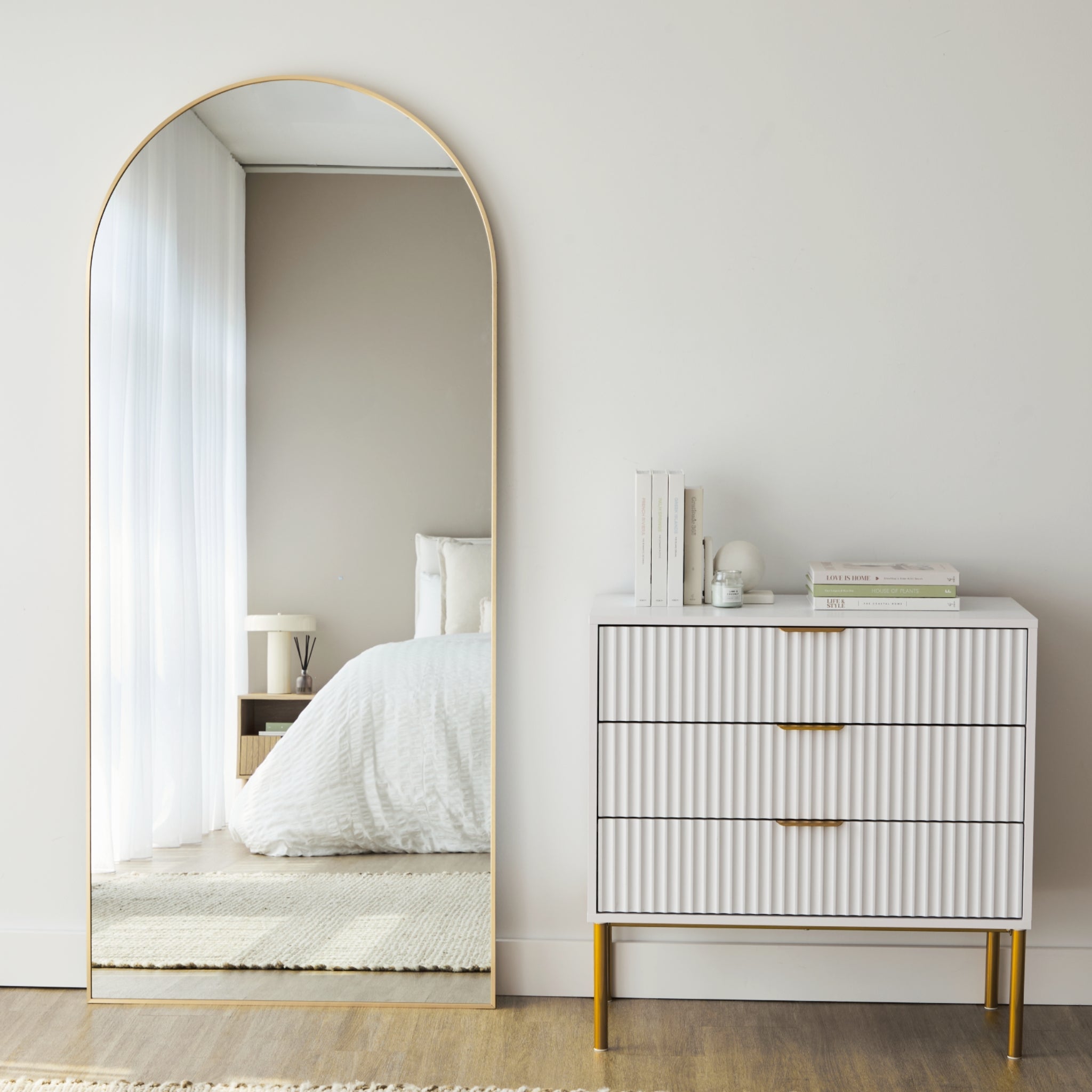 furniture, mirror, and home decor