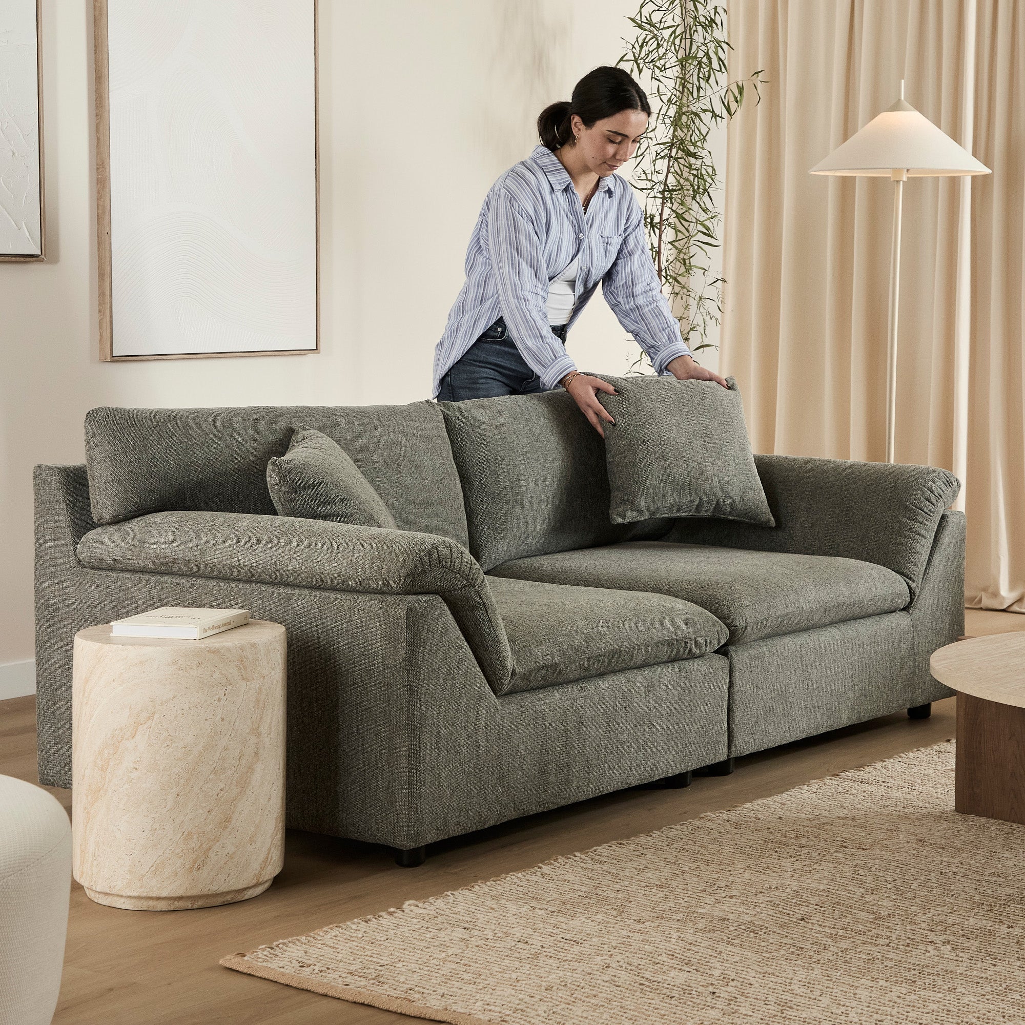 furniture, mirror, and home decor