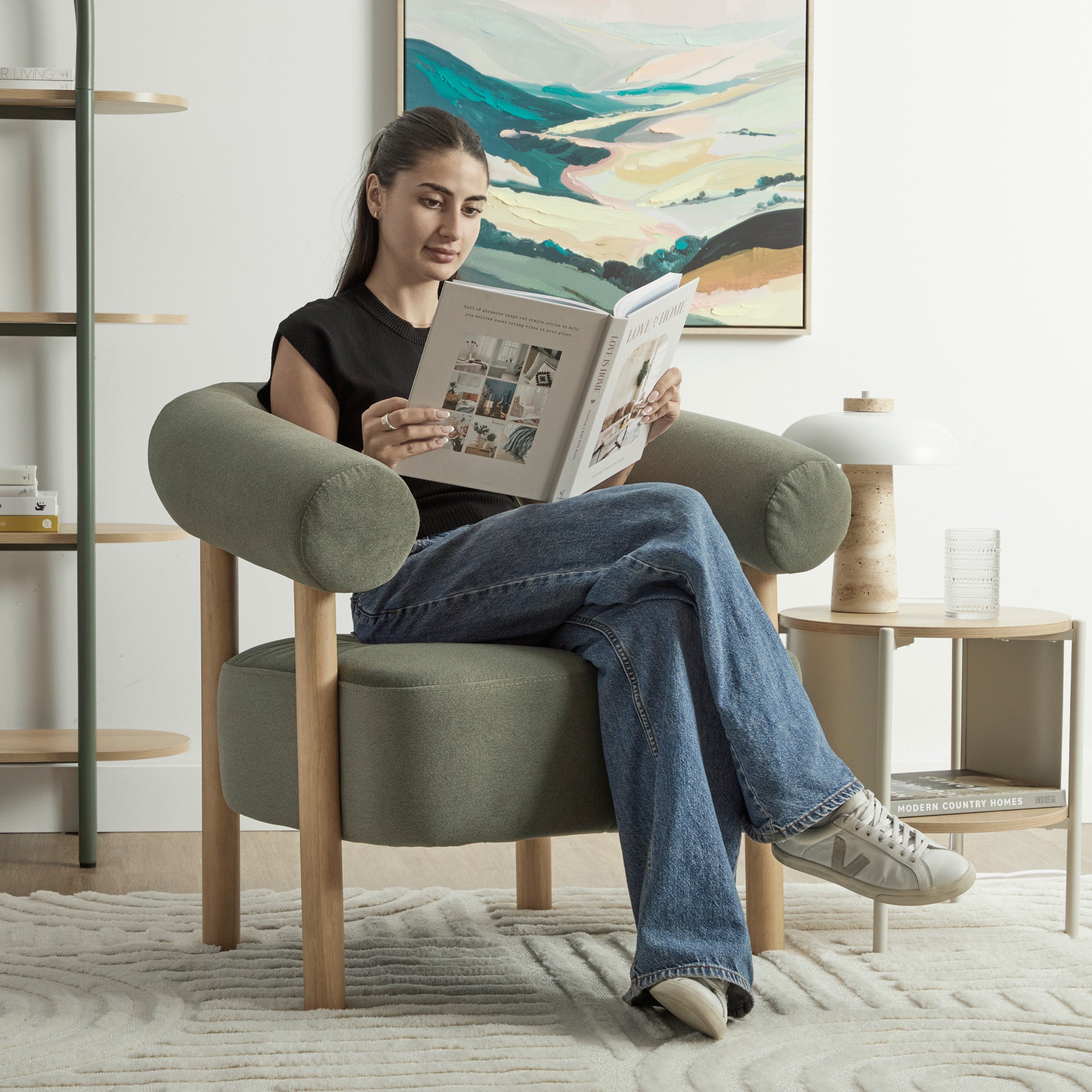 furniture, mirror, and home decor