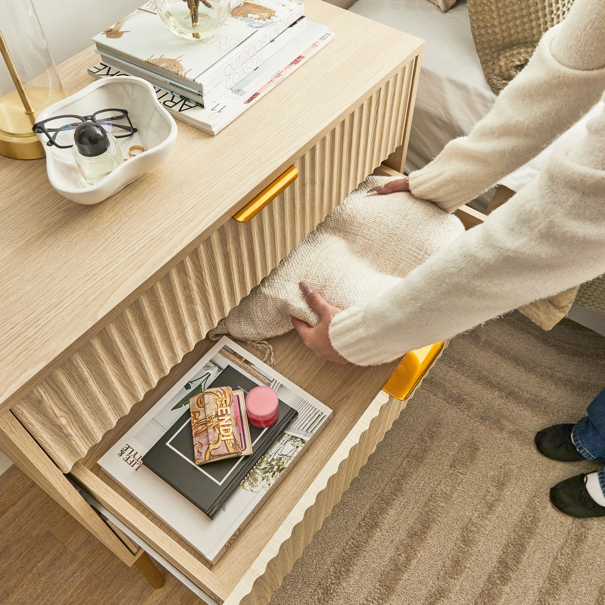 furniture, mirror, and home decor