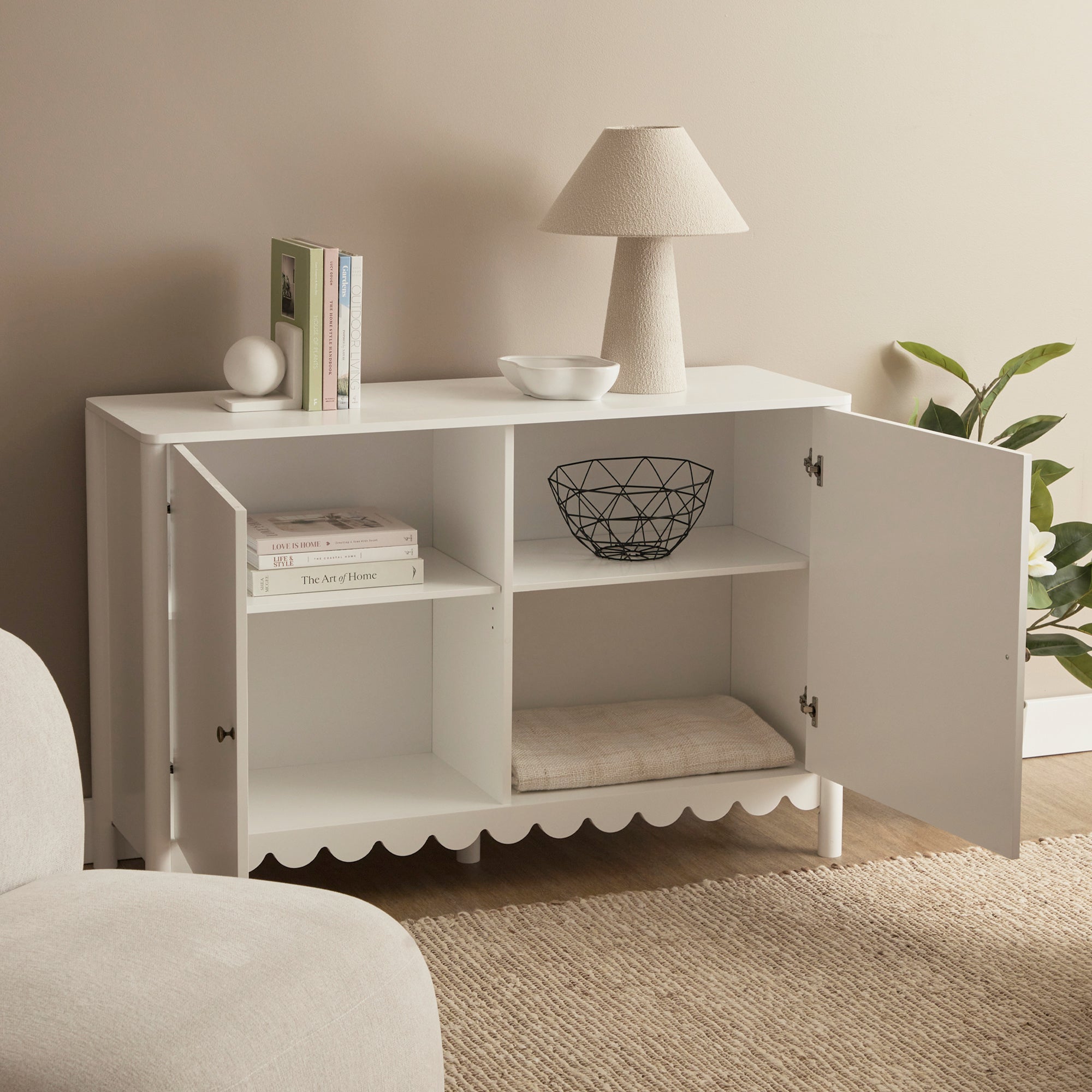 furniture, mirror, and home decor