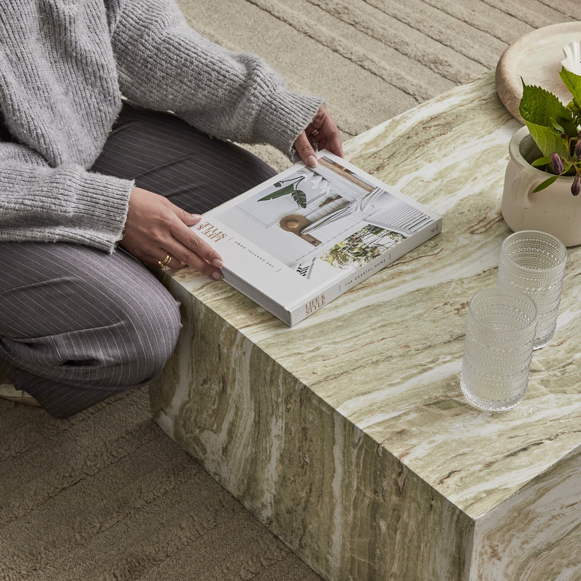 furniture, mirror, and home decor