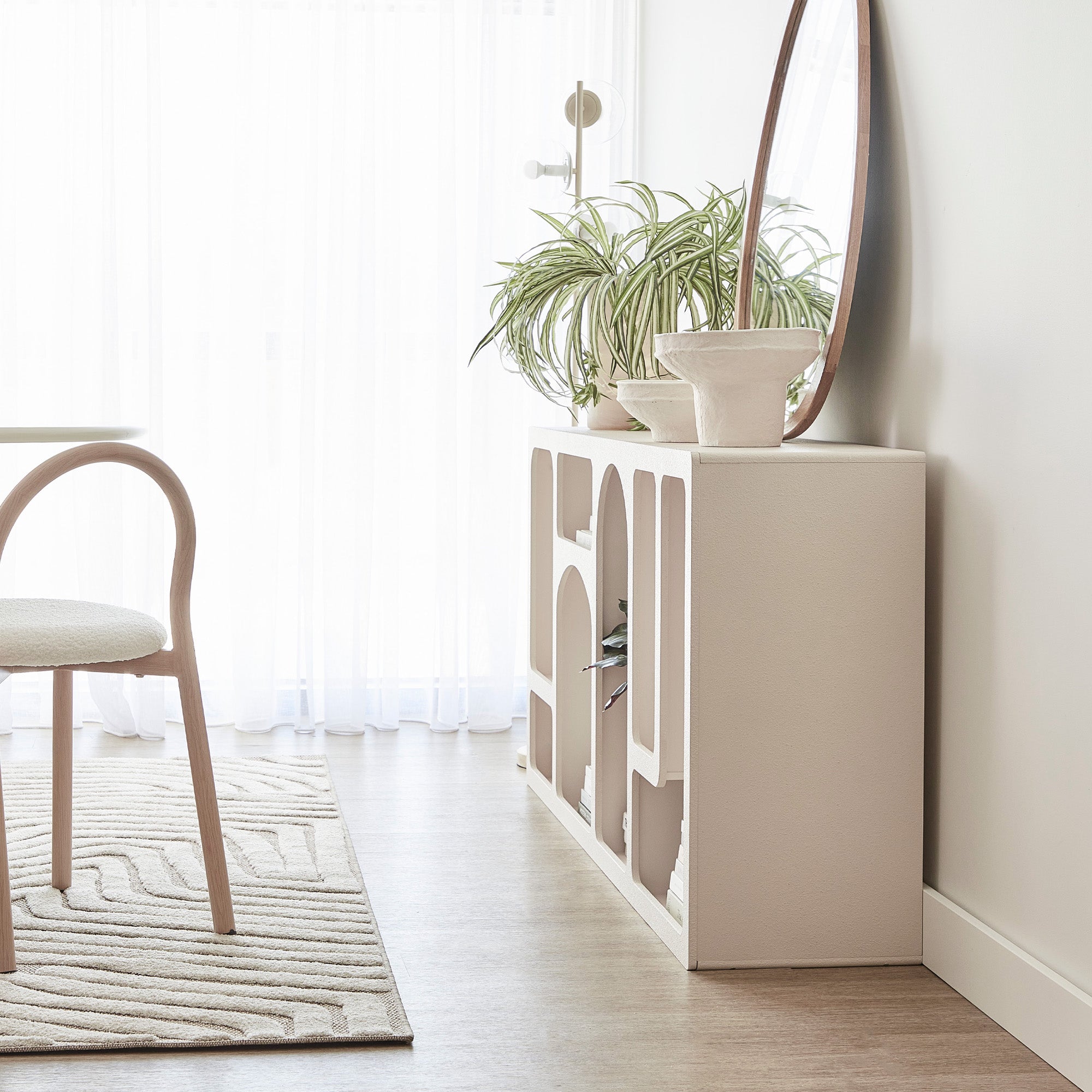 furniture, mirror, and home decor