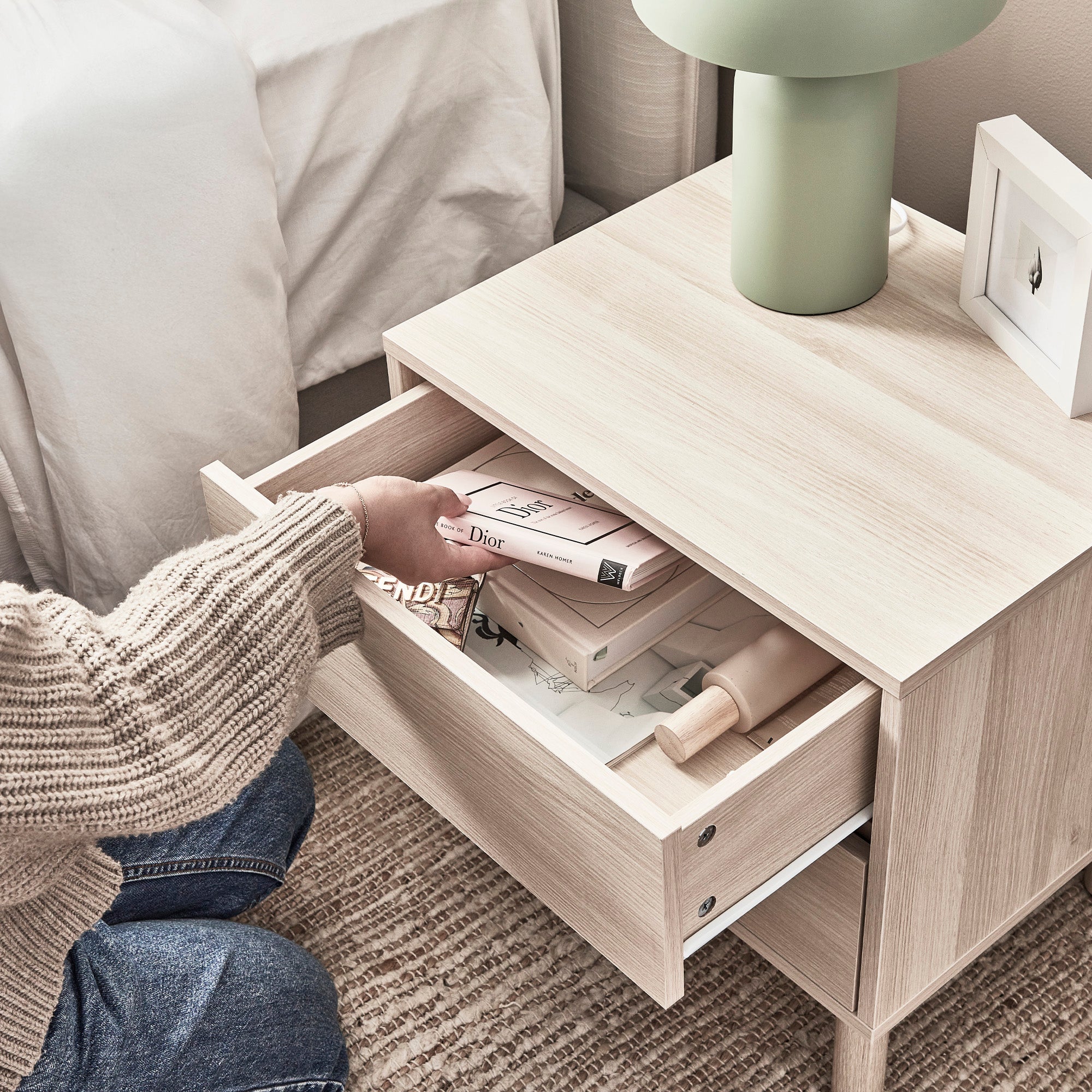 furniture, mirror, and home decor