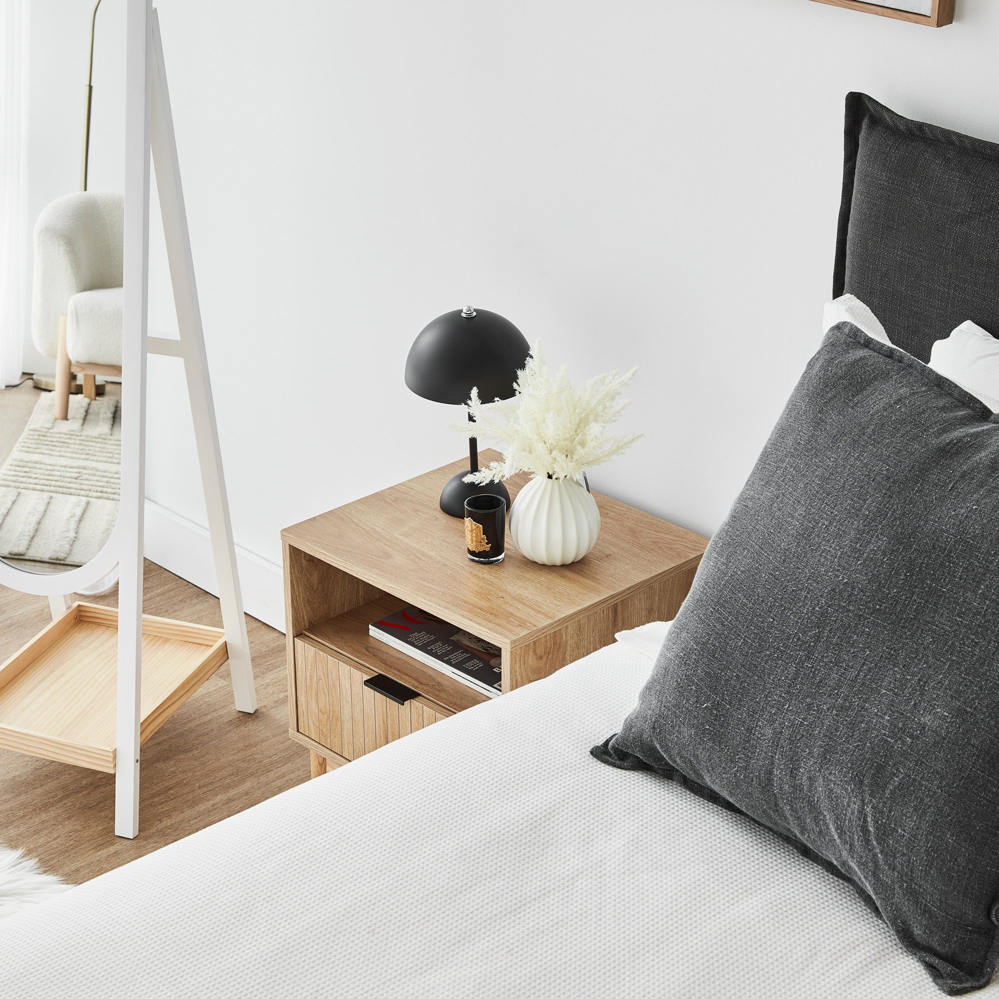 furniture, mirror, and home decor
