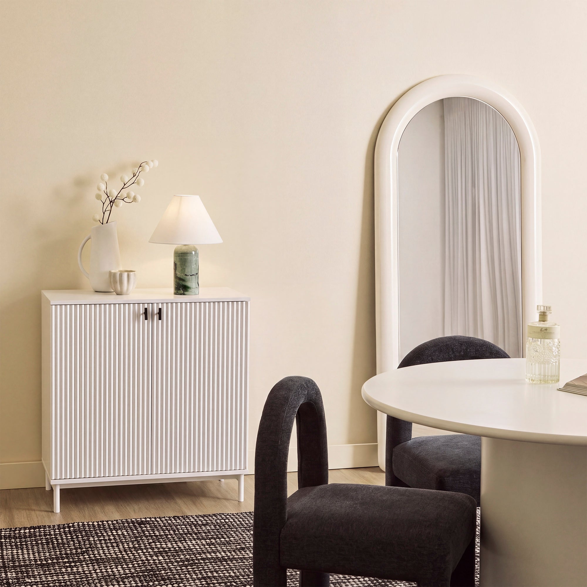 furniture, mirror, and home decor
