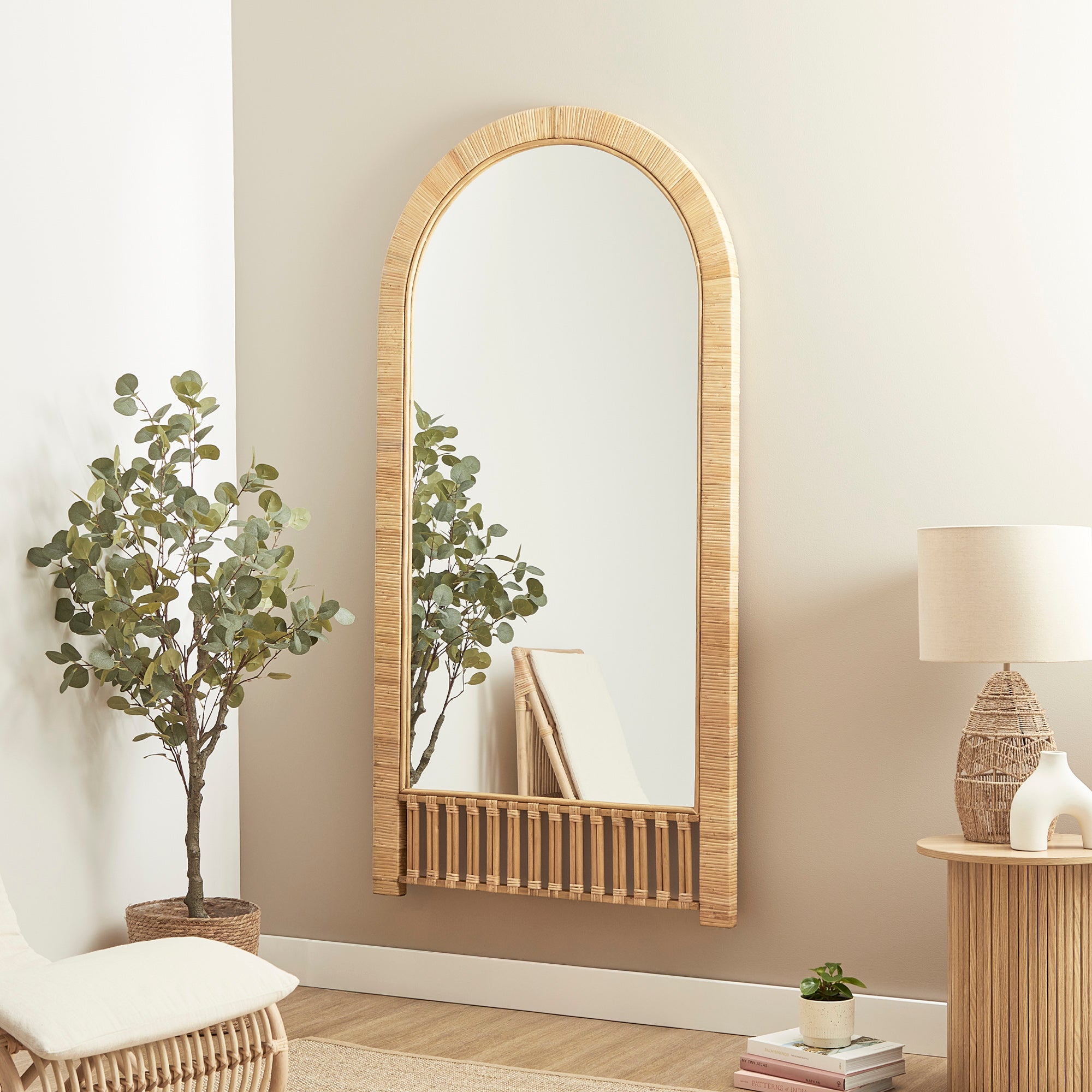 furniture, mirror, and home decor
