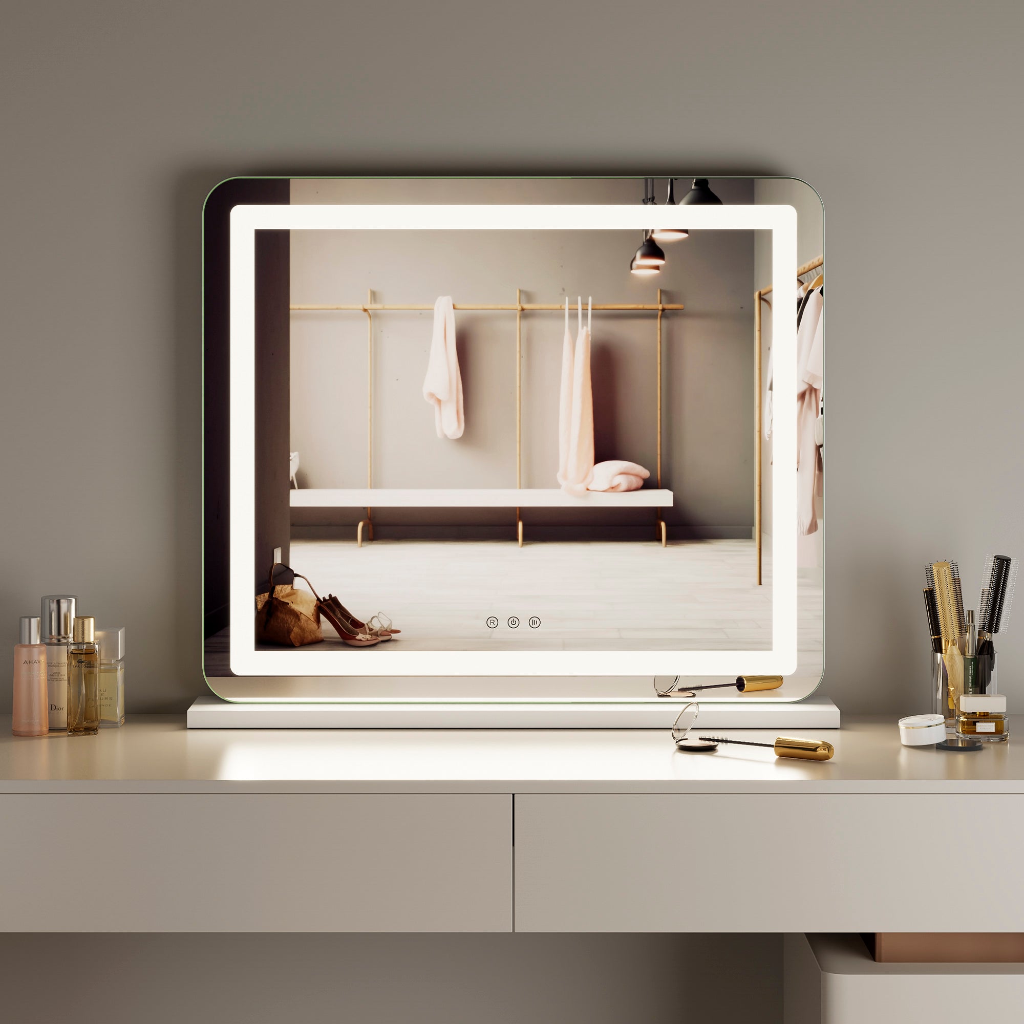 furniture, mirror, and home decor