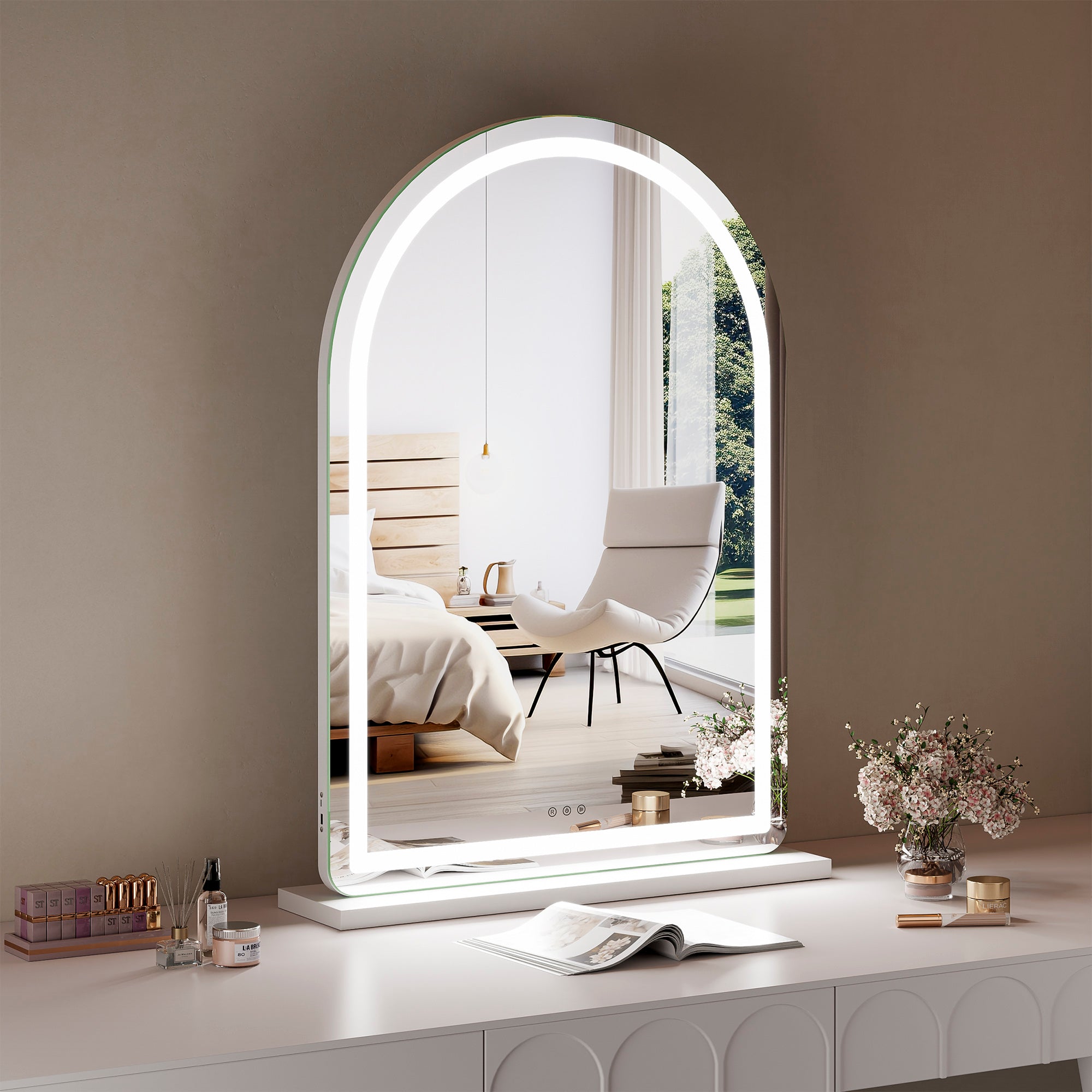 furniture, mirror, and home decor