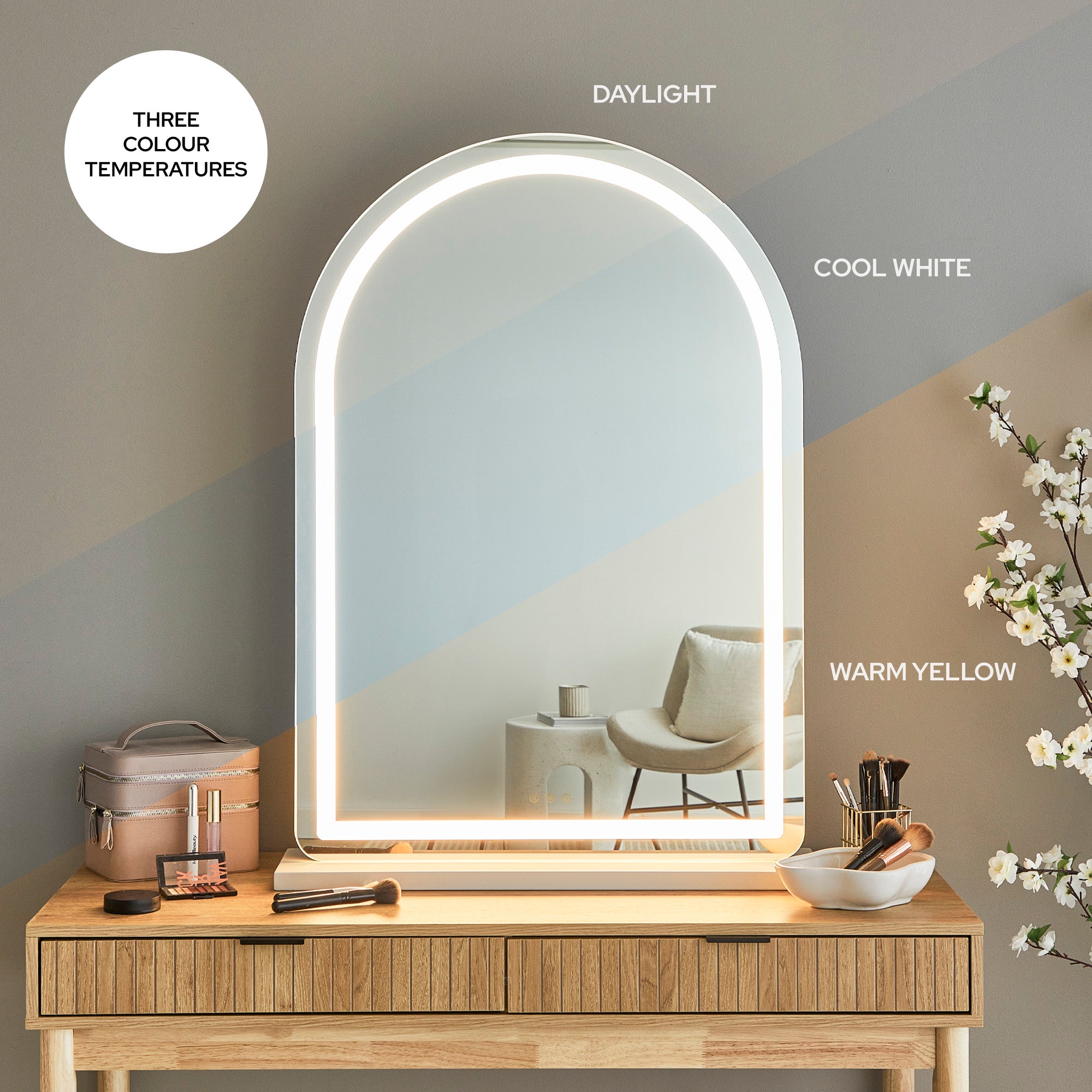 furniture, mirror, and home decor