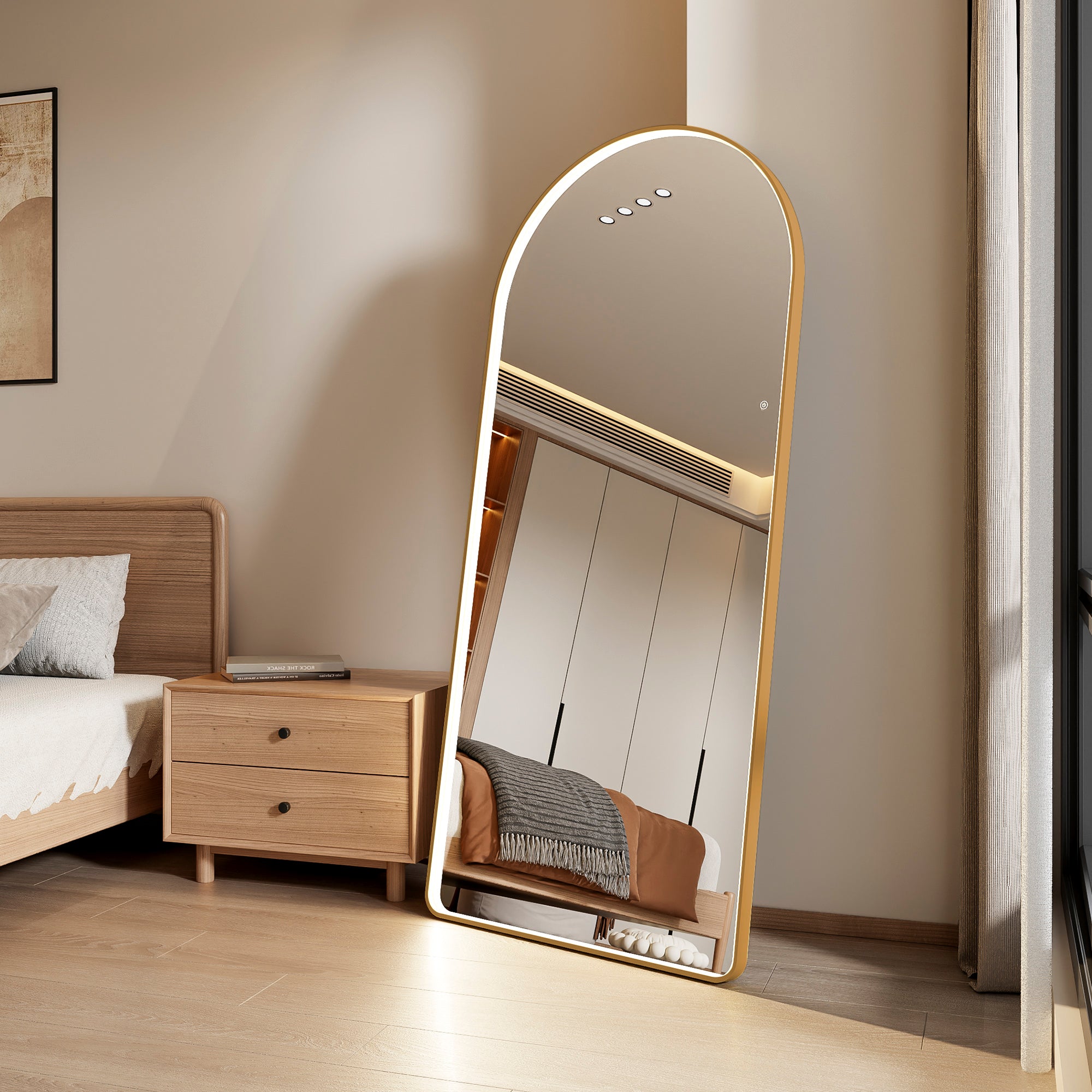 furniture, mirror, and home decor