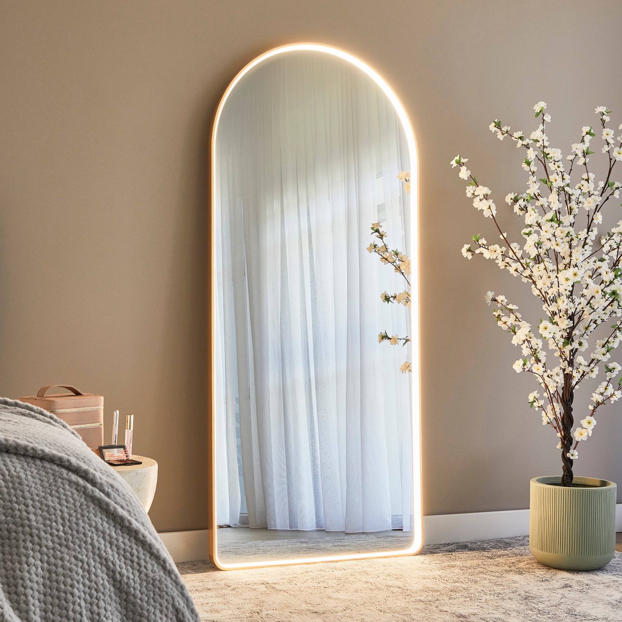 furniture, mirror, and home decor