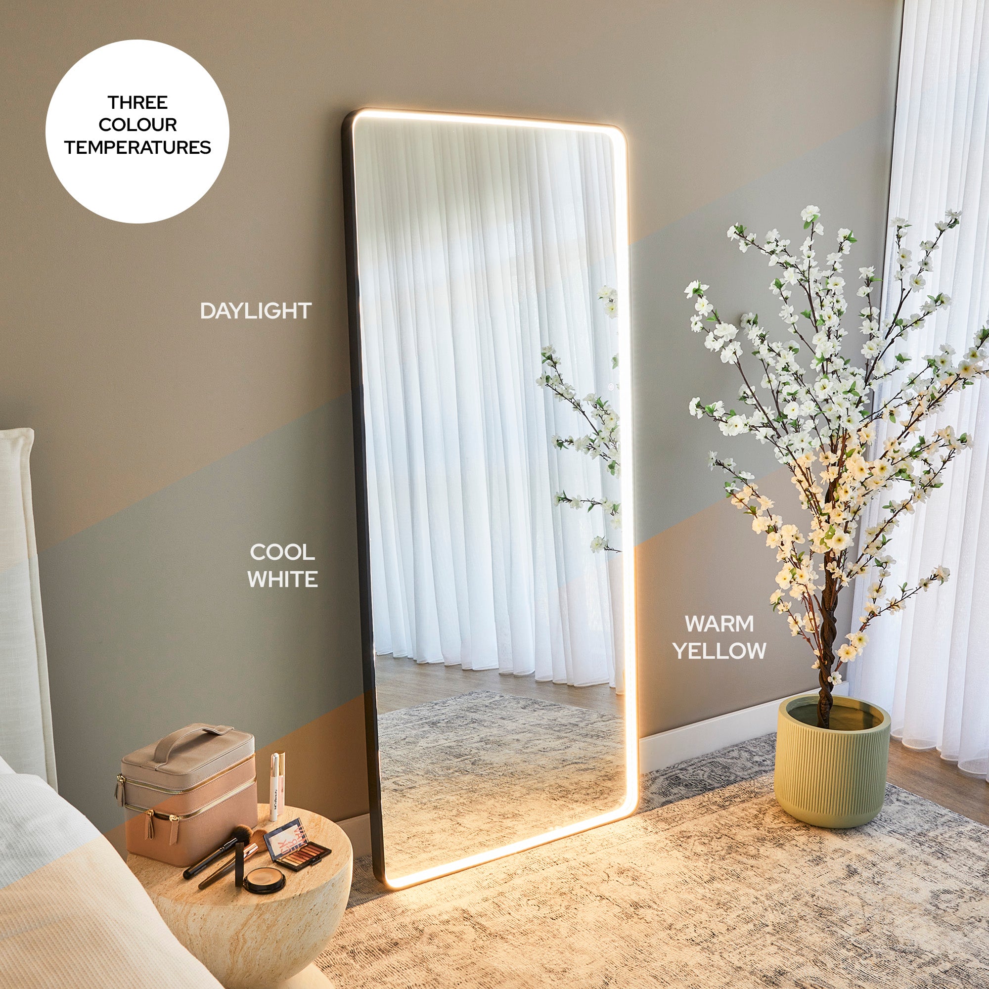 furniture, mirror, and home decor