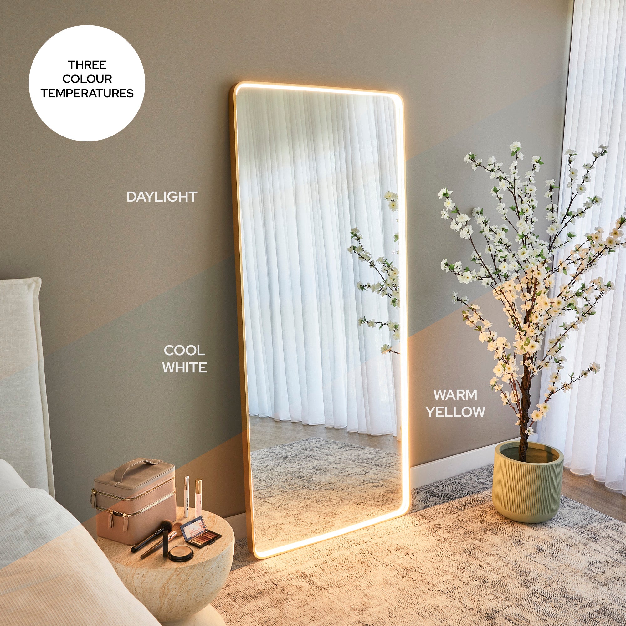 furniture, mirror, and home decor