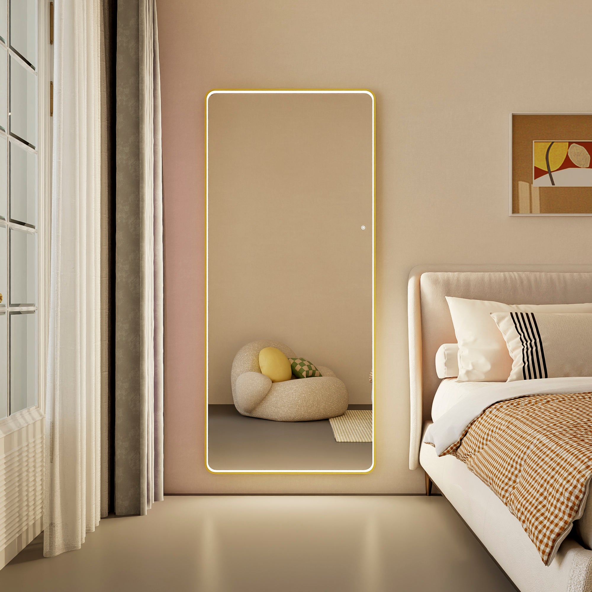 furniture, mirror, and home decor