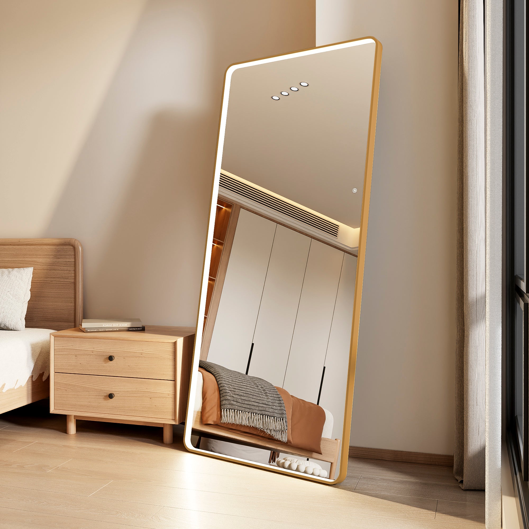 furniture, mirror, and home decor