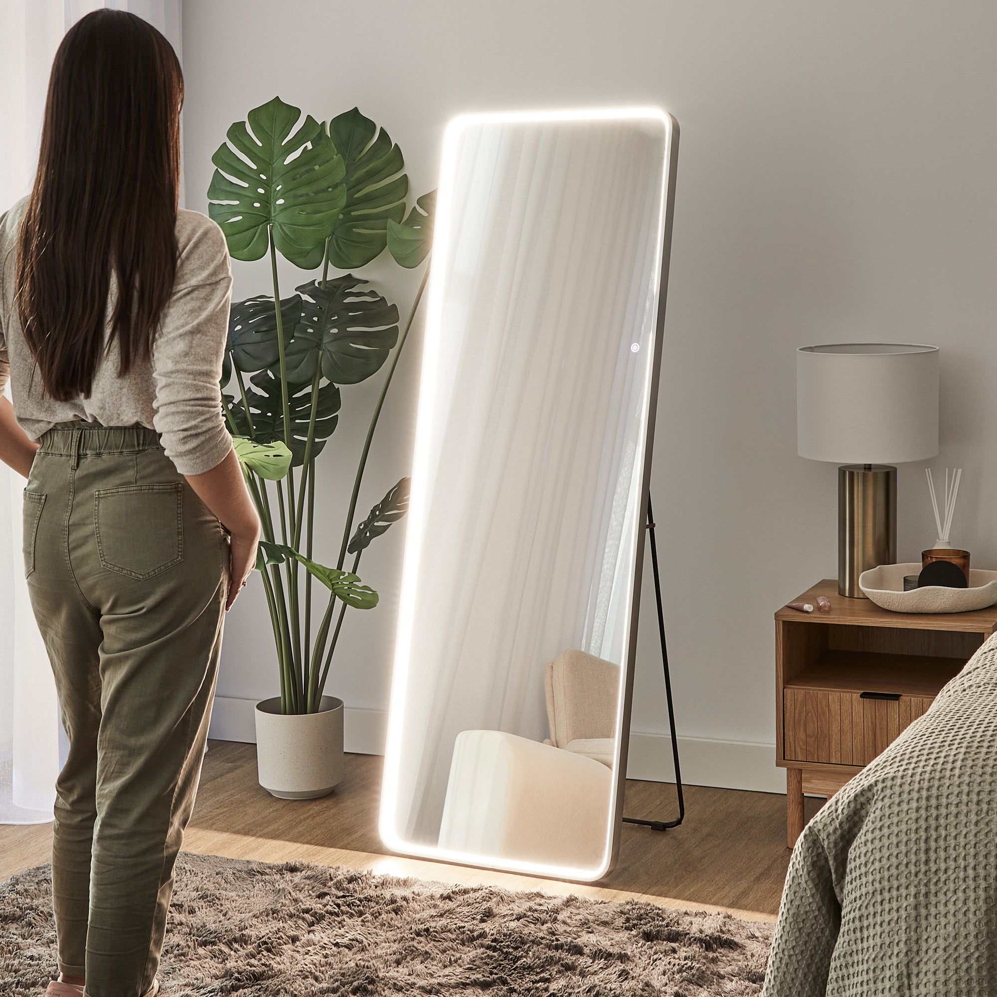 furniture, mirror, and home decor