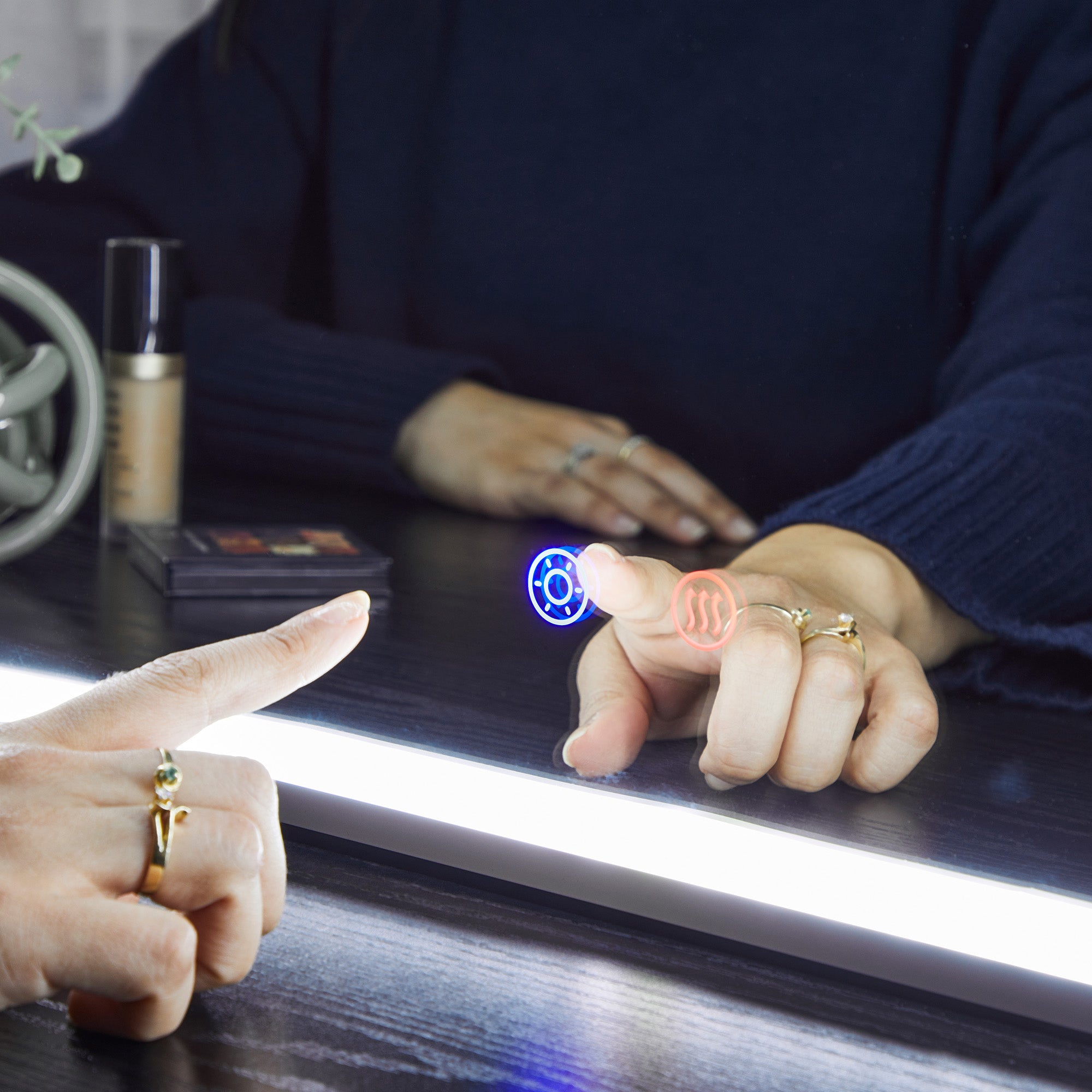 furniture, mirror, and home decor