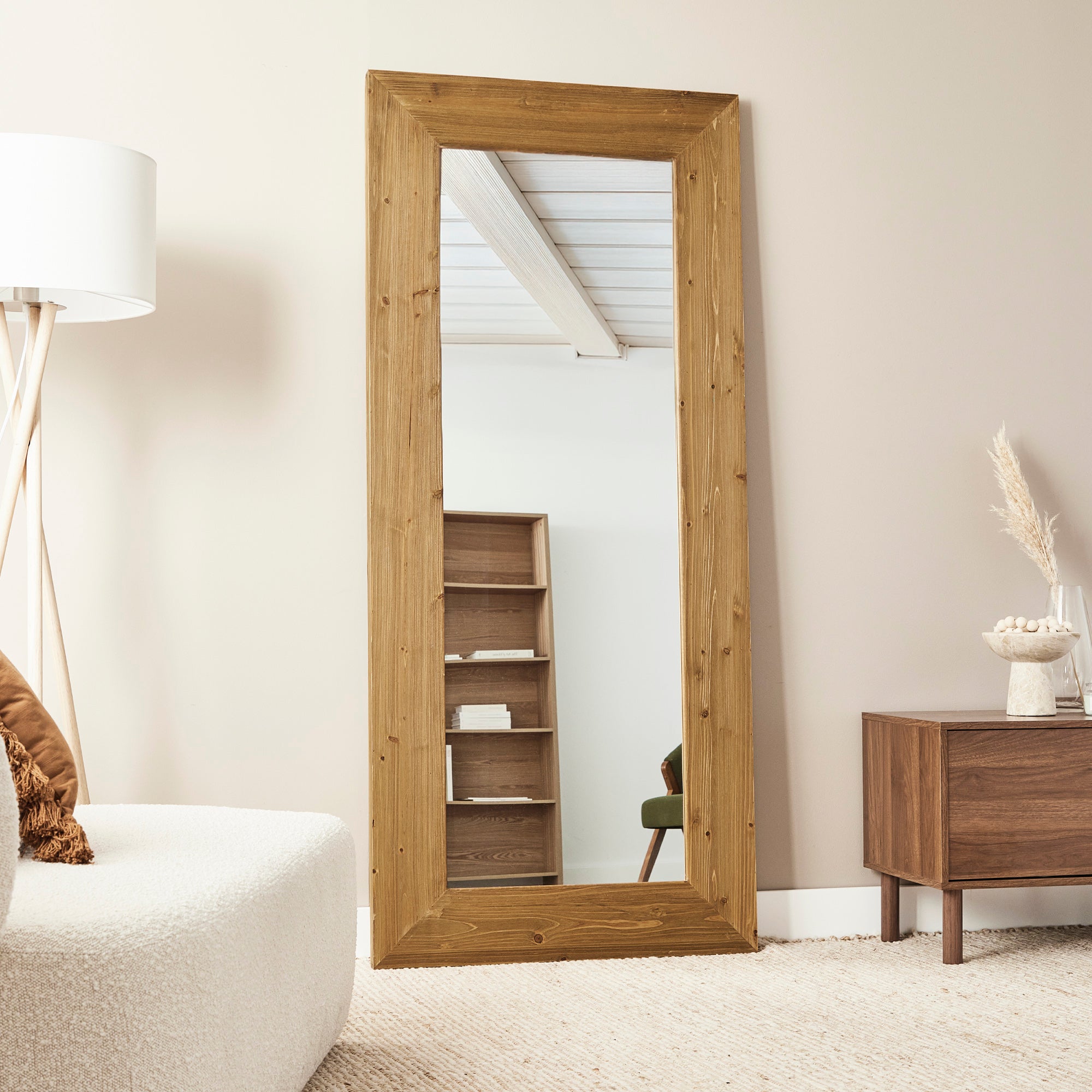 furniture, mirror, and home decor