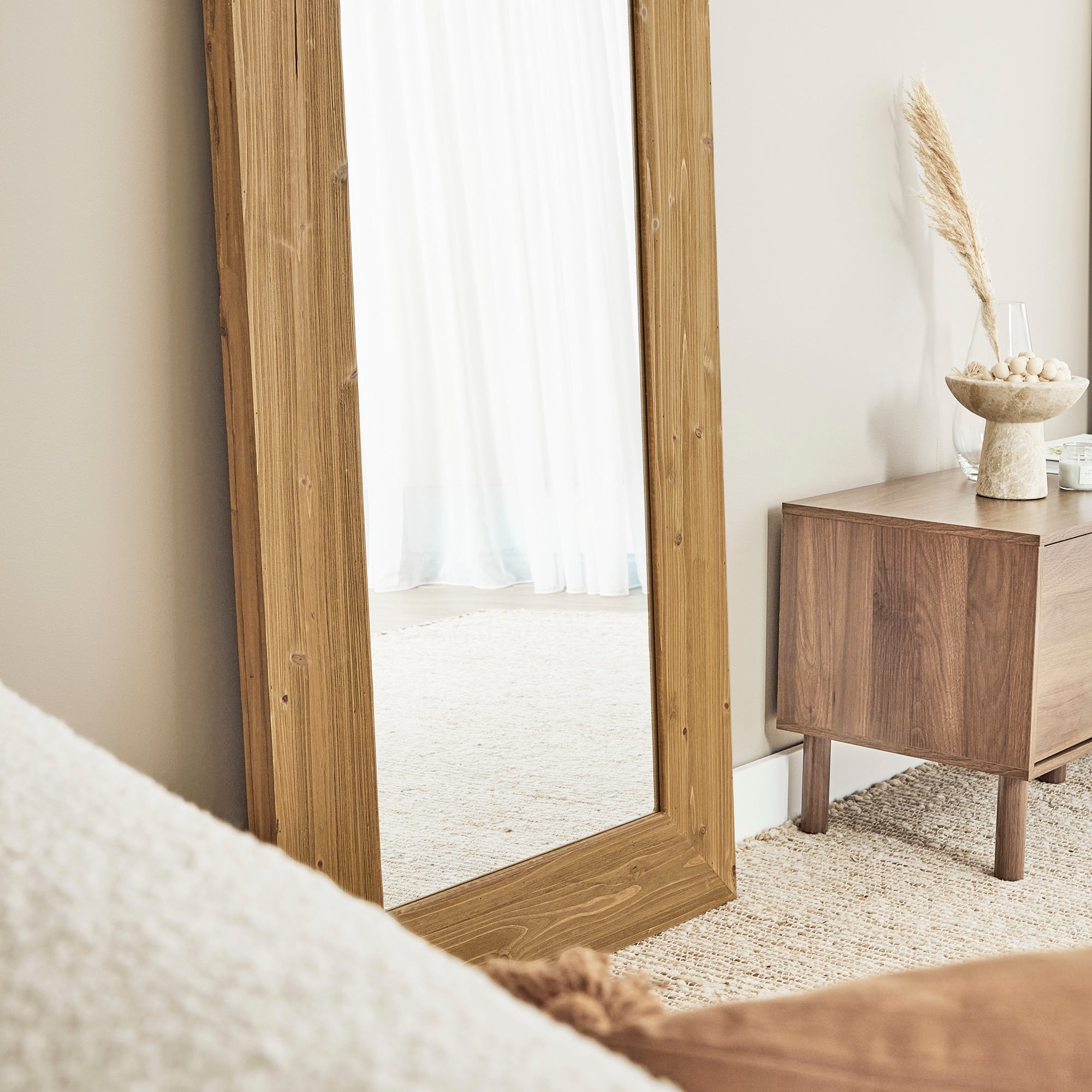 furniture, mirror, and home decor