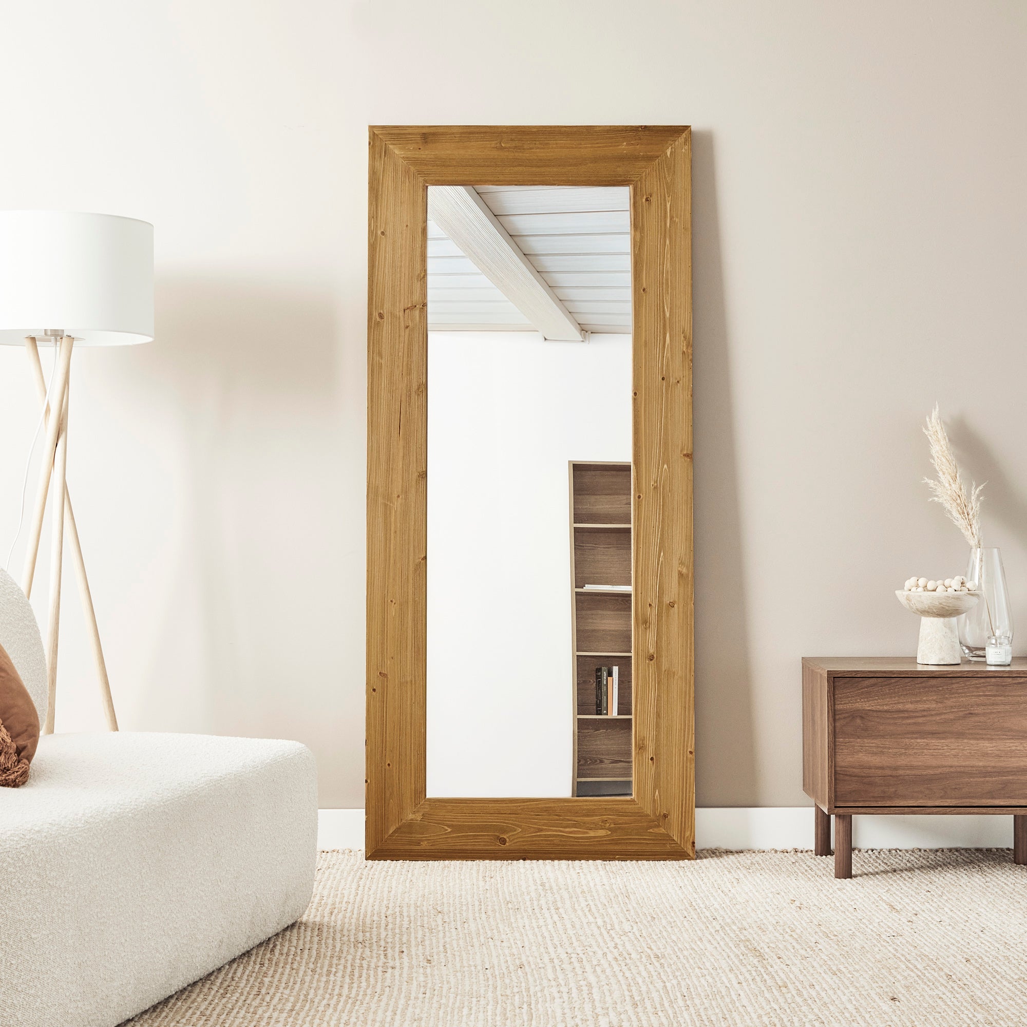 furniture, mirror, and home decor