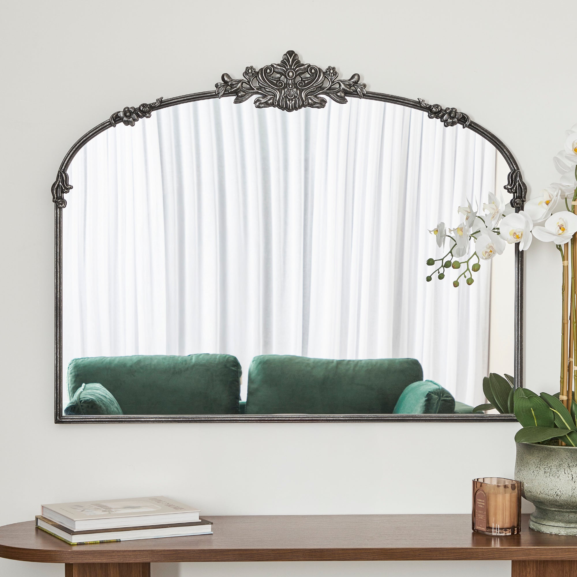 furniture, mirror, and home decor