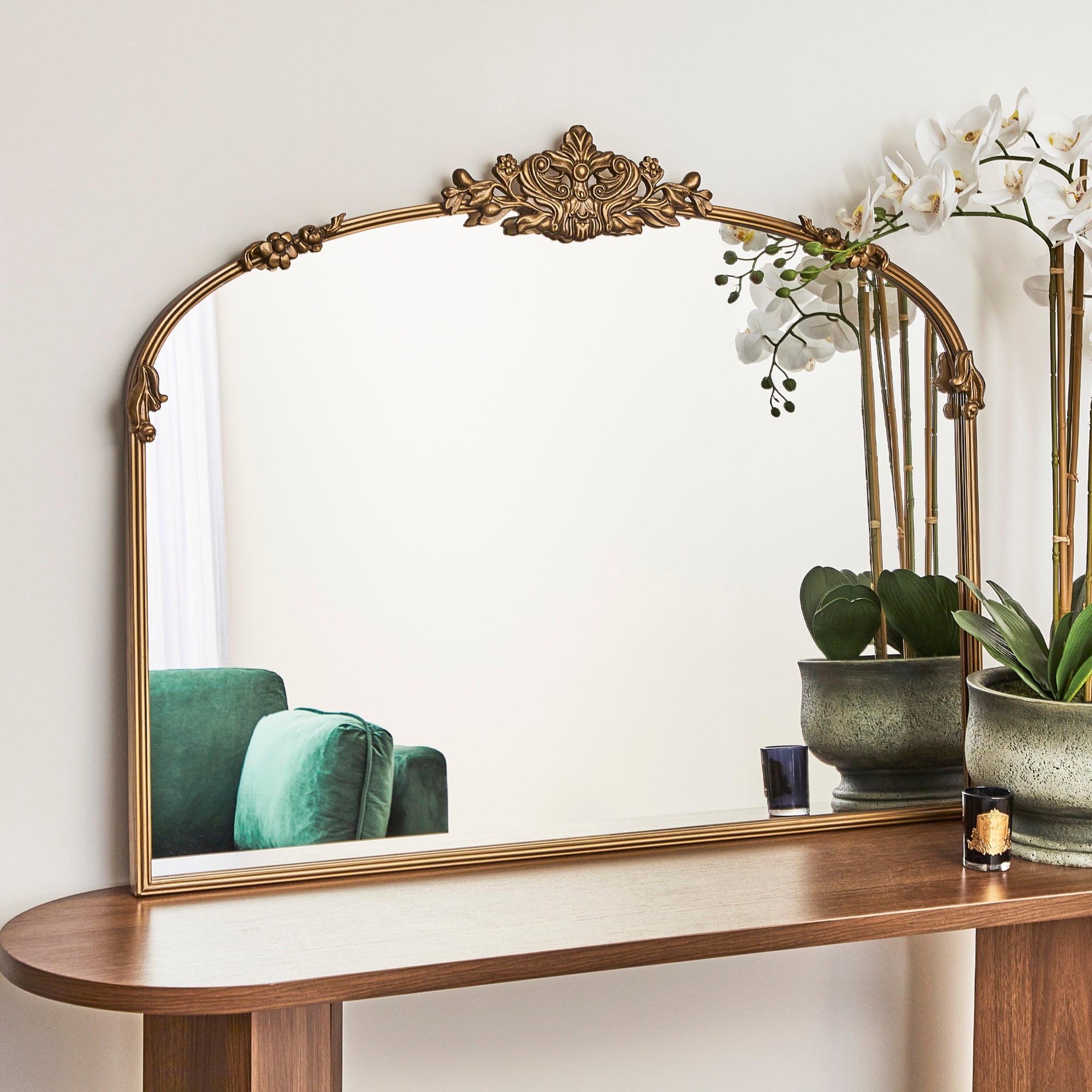 furniture, mirror, and home decor