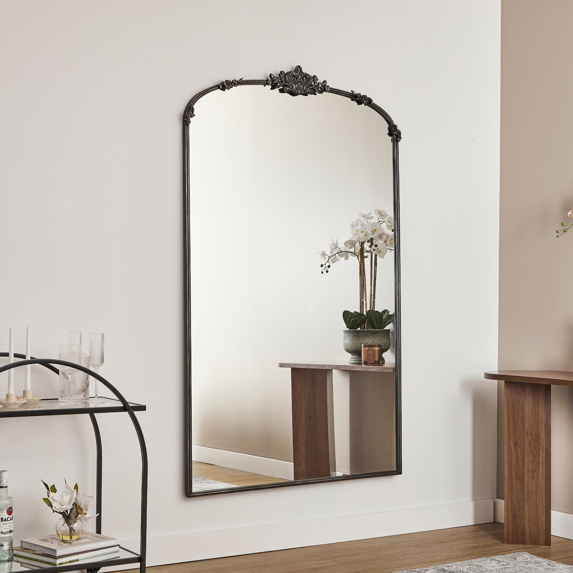 furniture, mirror, and home decor