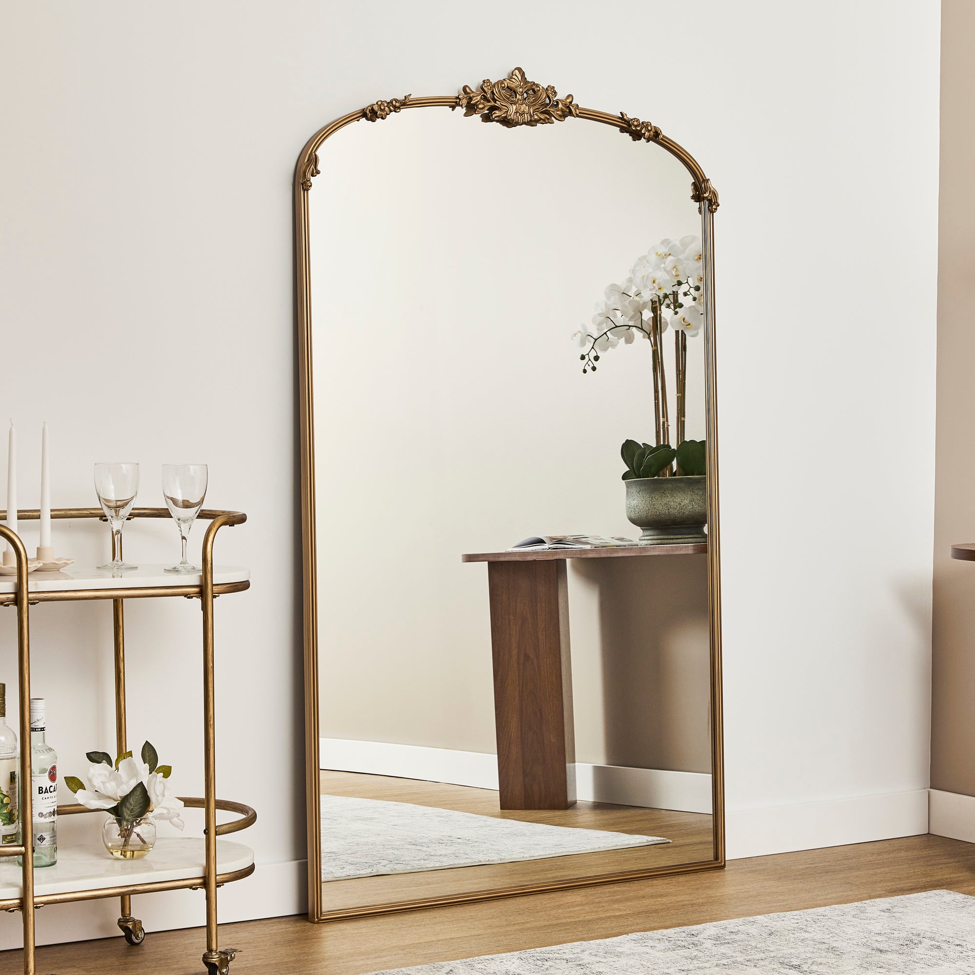 furniture, mirror, and home decor