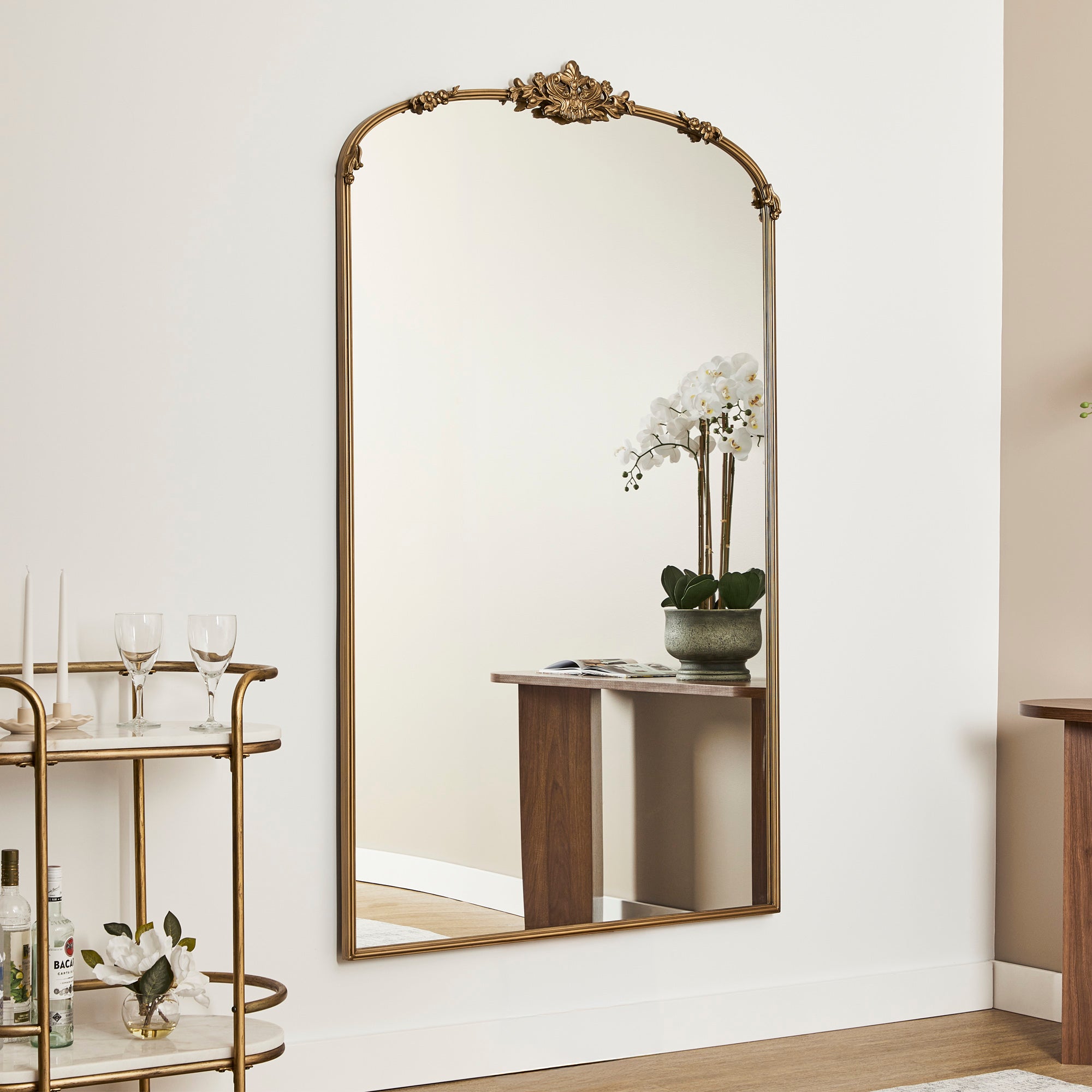 furniture, mirror, and home decor