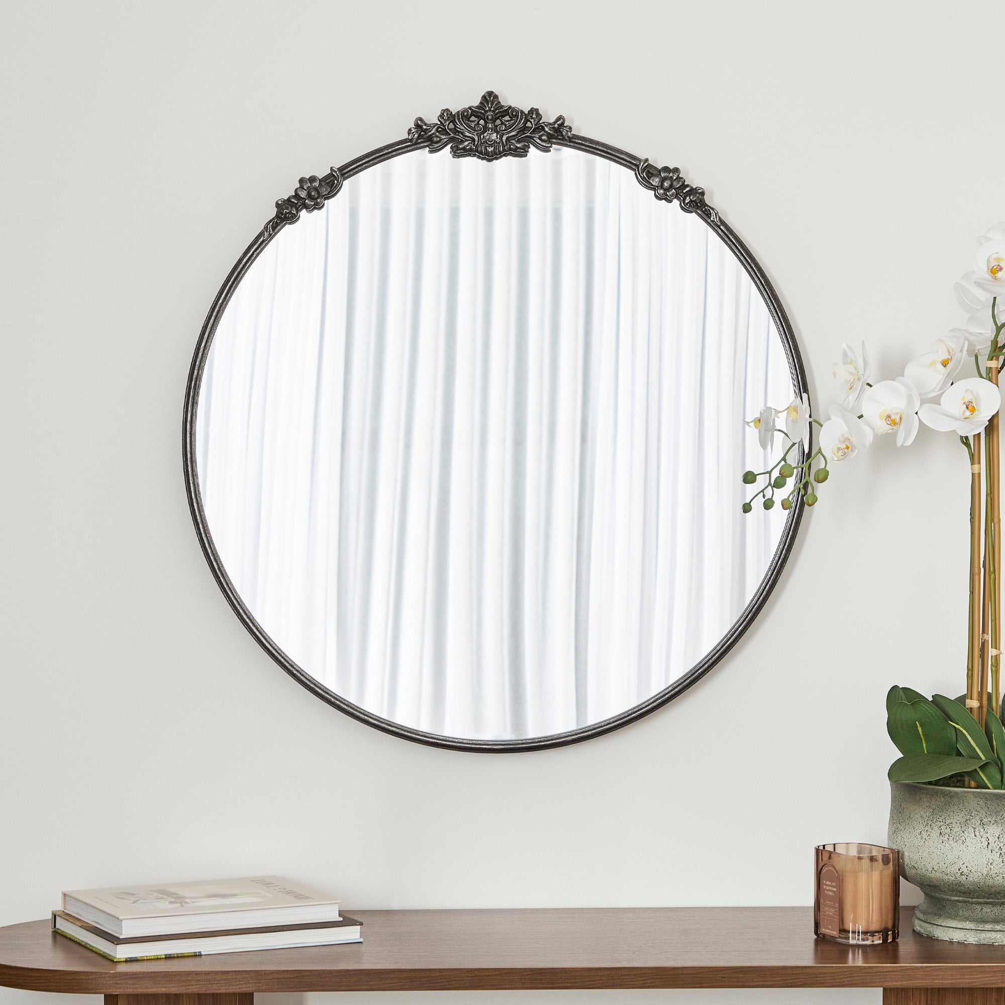 furniture, mirror, and home decor