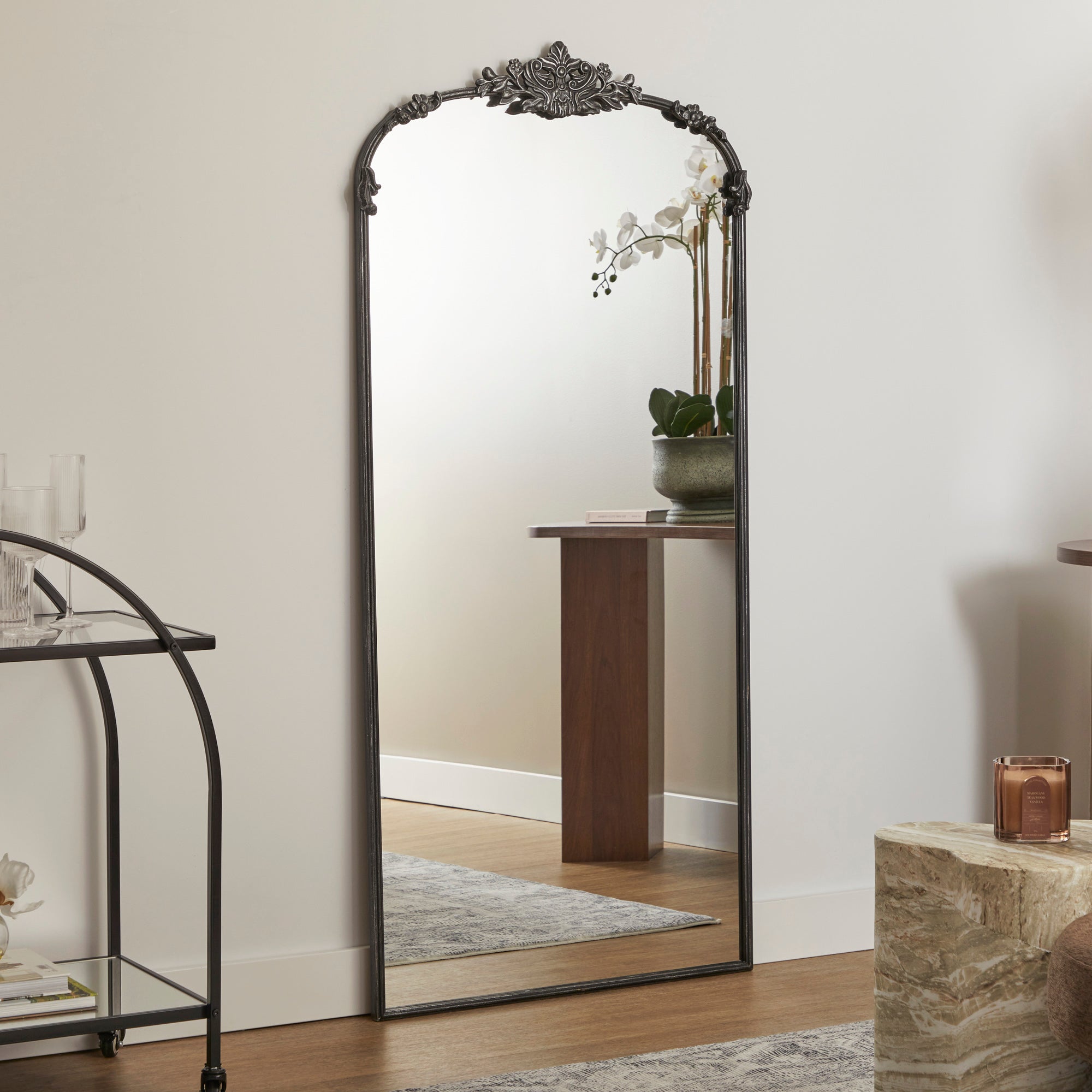 furniture, mirror, and home decor