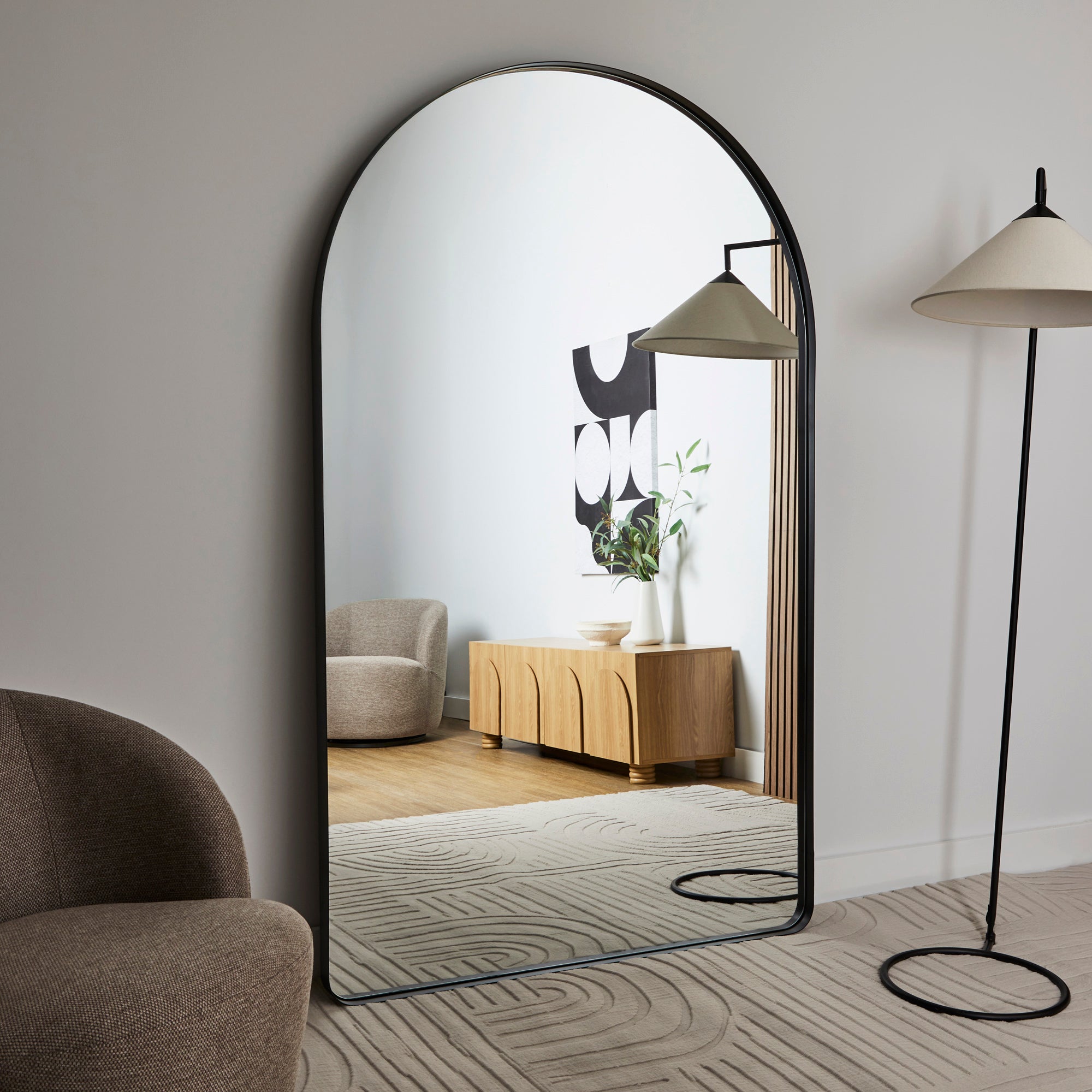furniture, mirror, and home decor