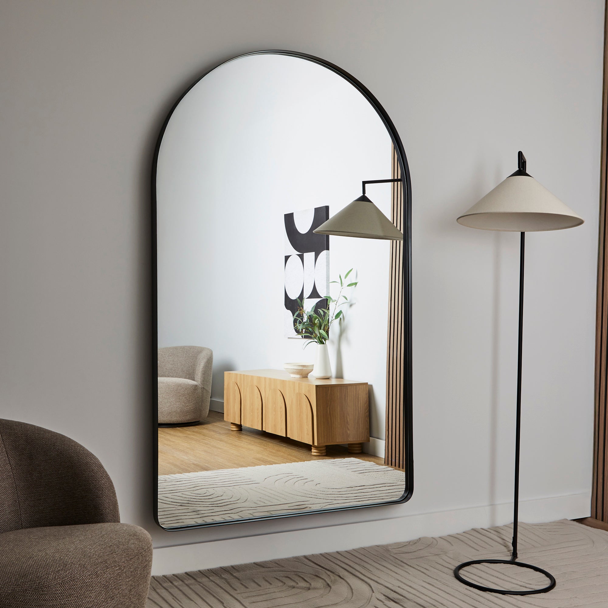 furniture, mirror, and home decor