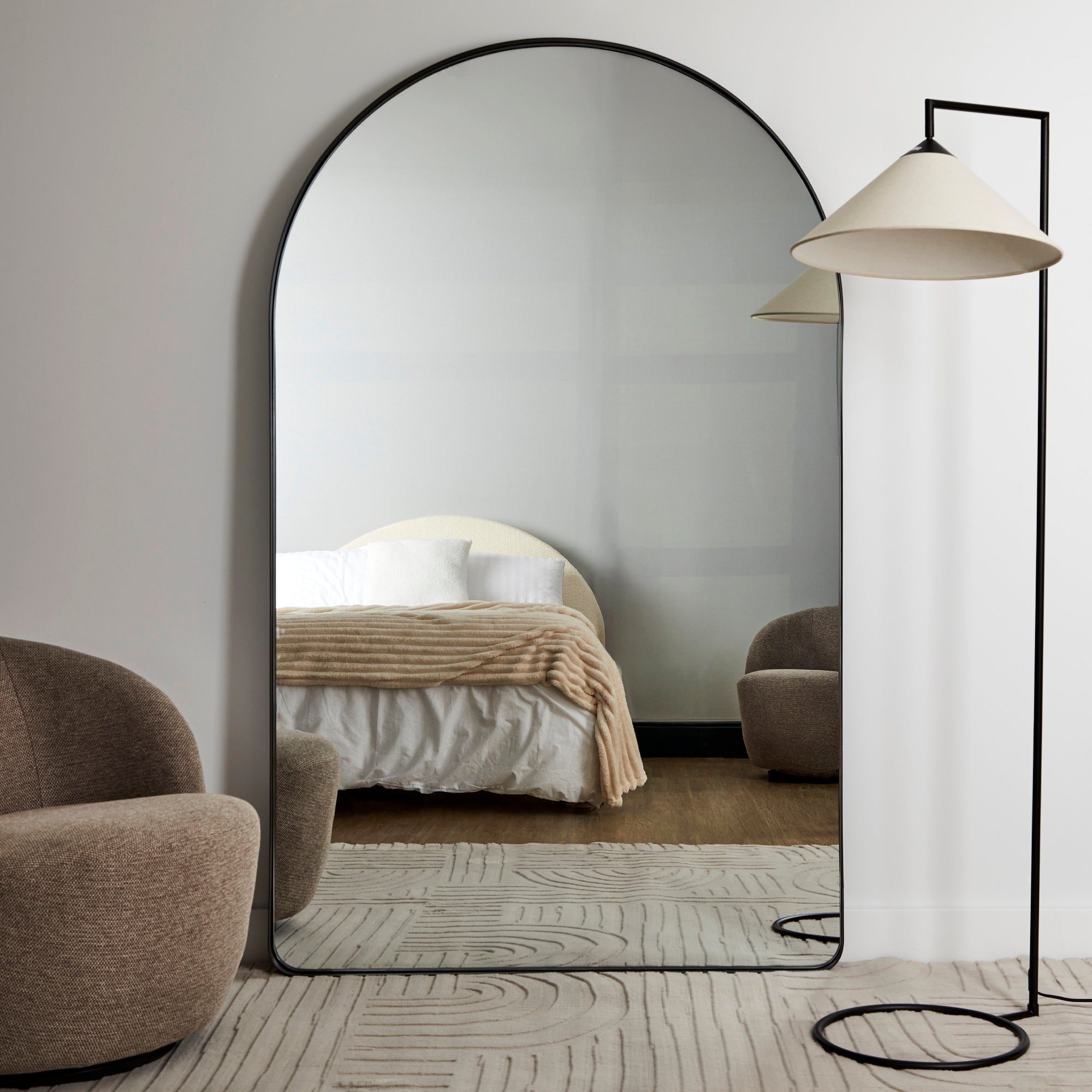 furniture, mirror, and home decor