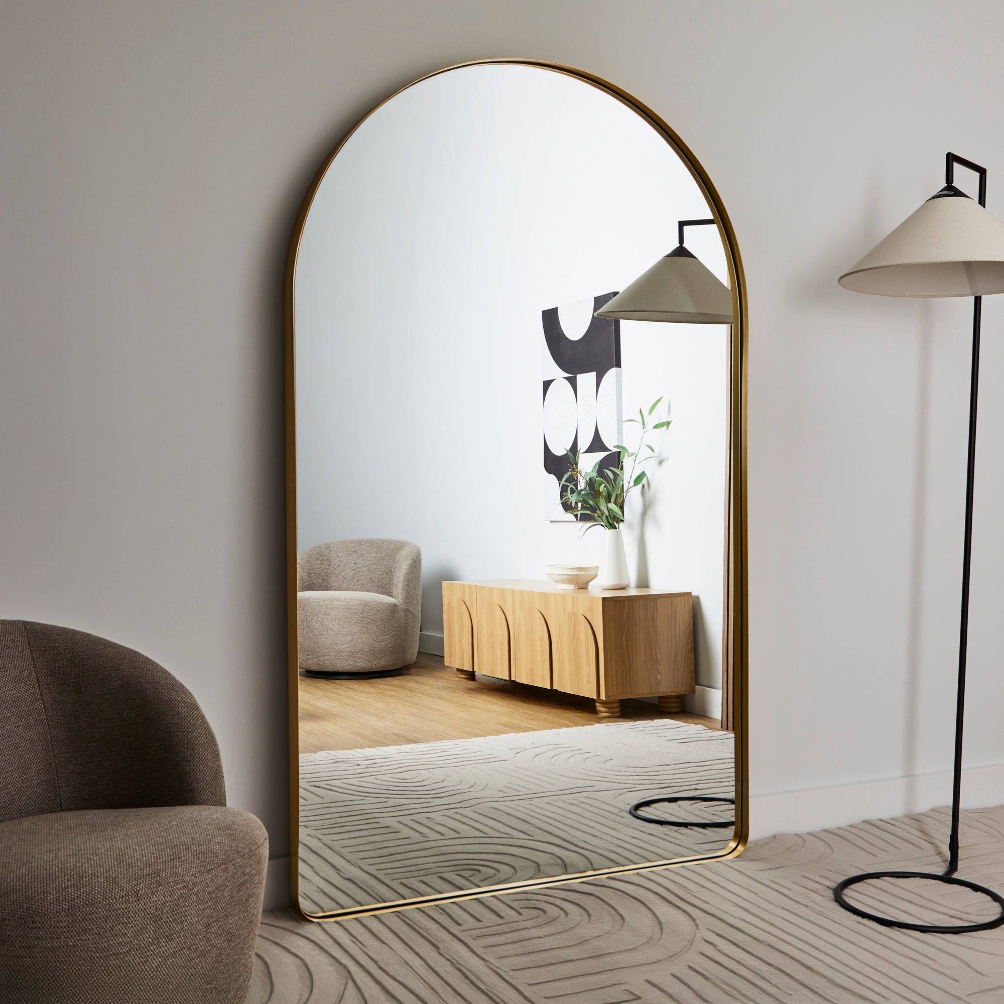 furniture, mirror, and home decor