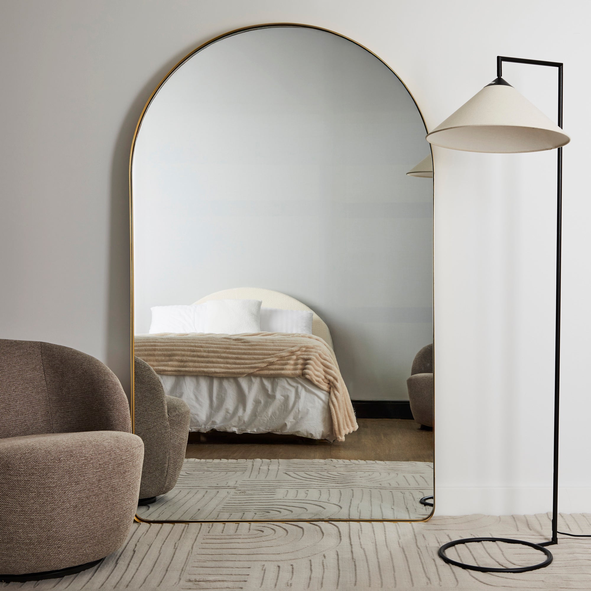 furniture, mirror, and home decor