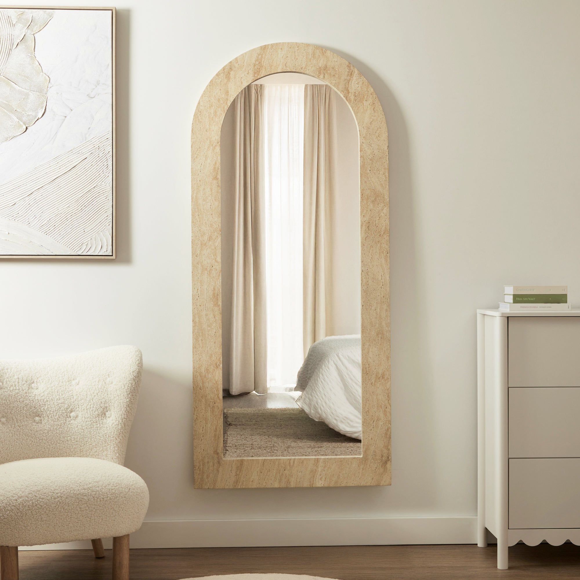 furniture, mirror, and home decor