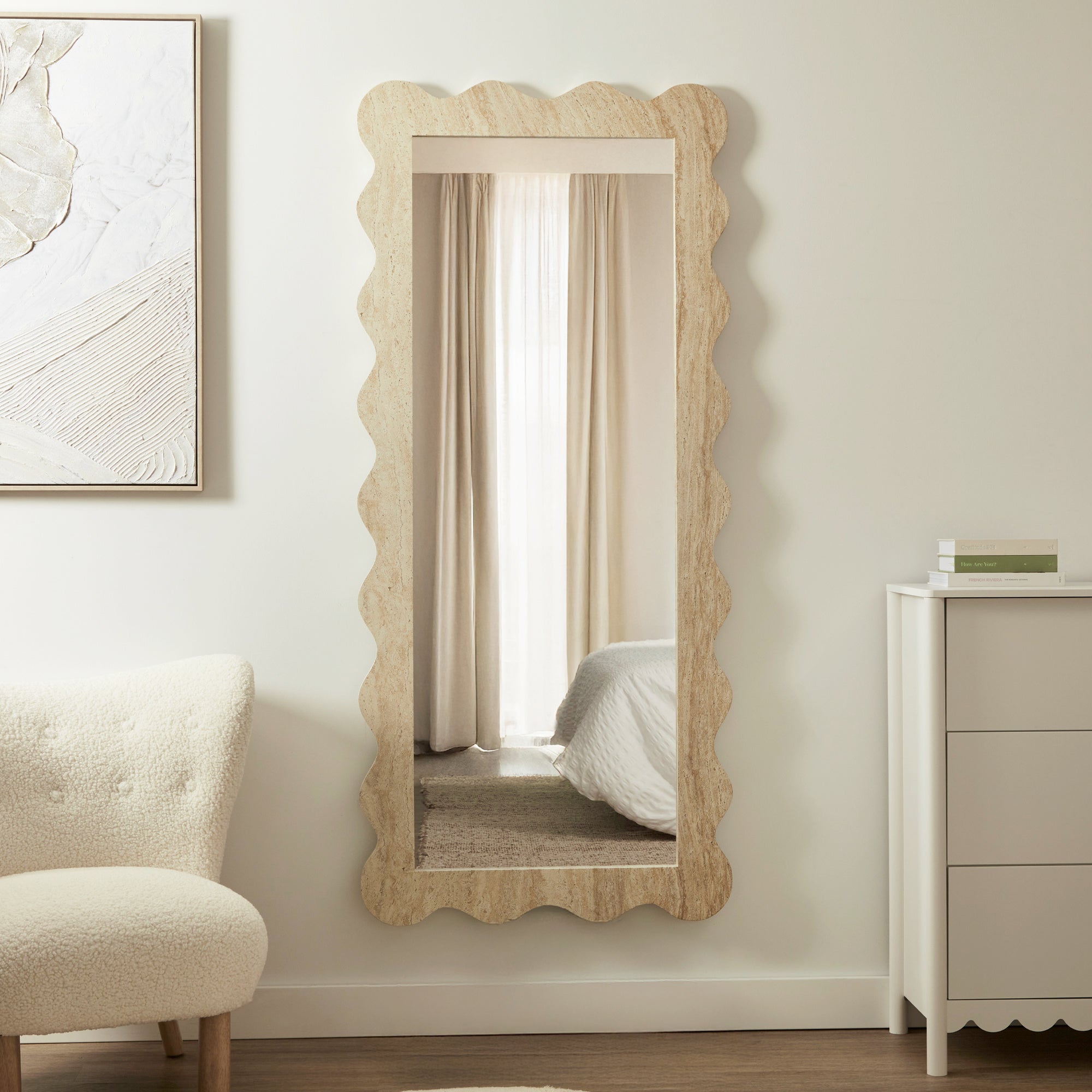 furniture, mirror, and home decor