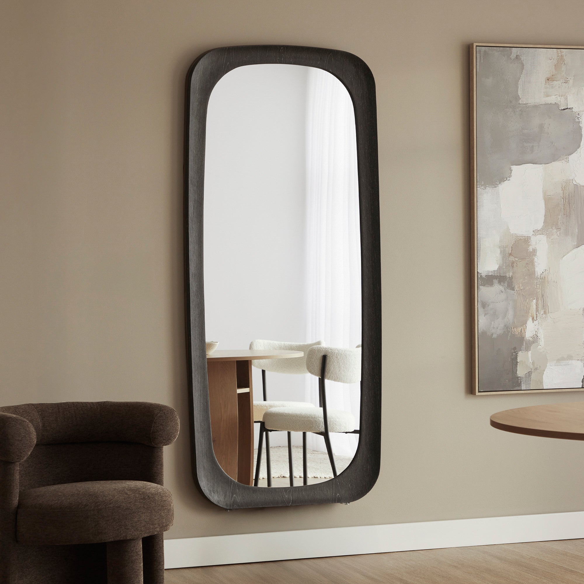 furniture, mirror, and home decor
