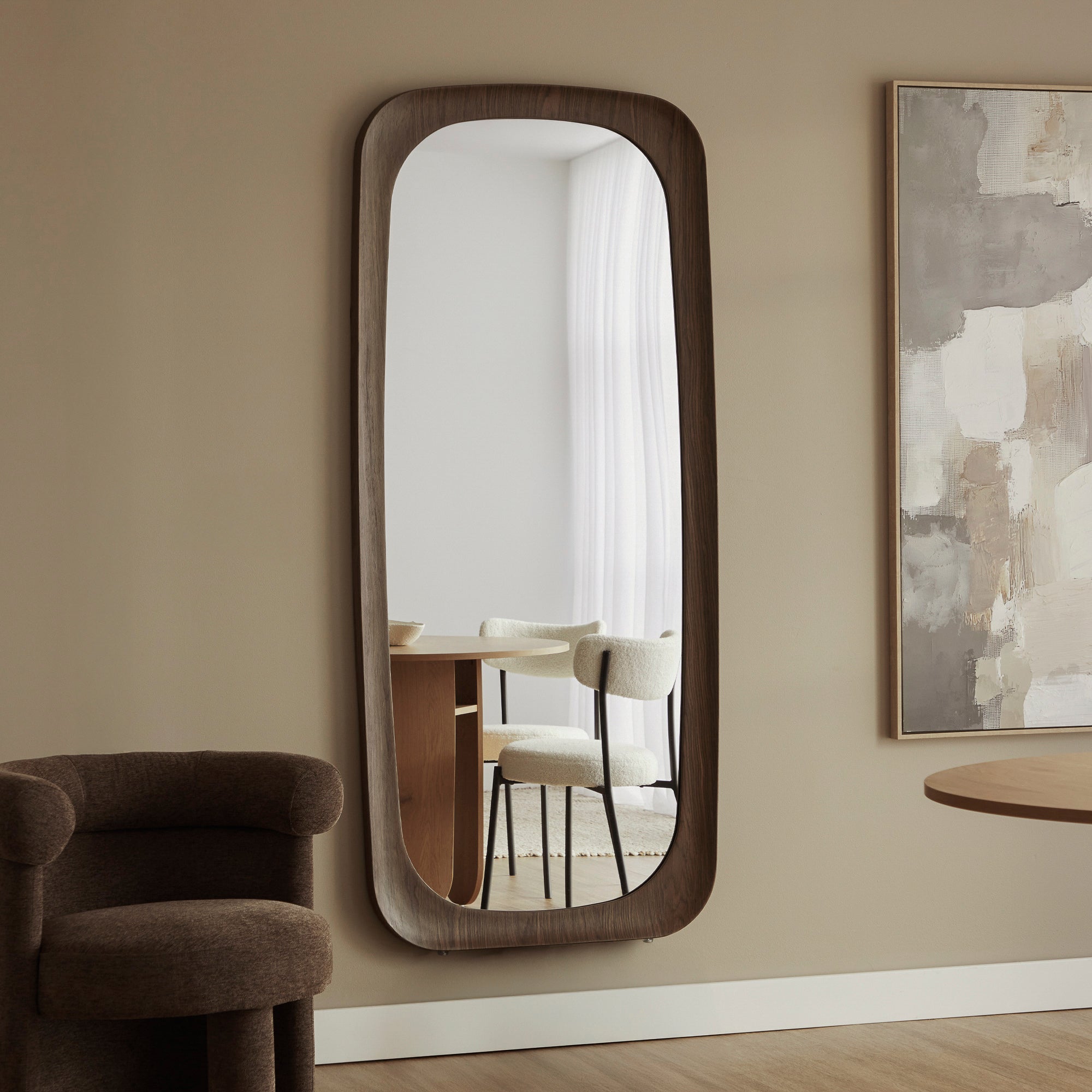 furniture, mirror, and home decor