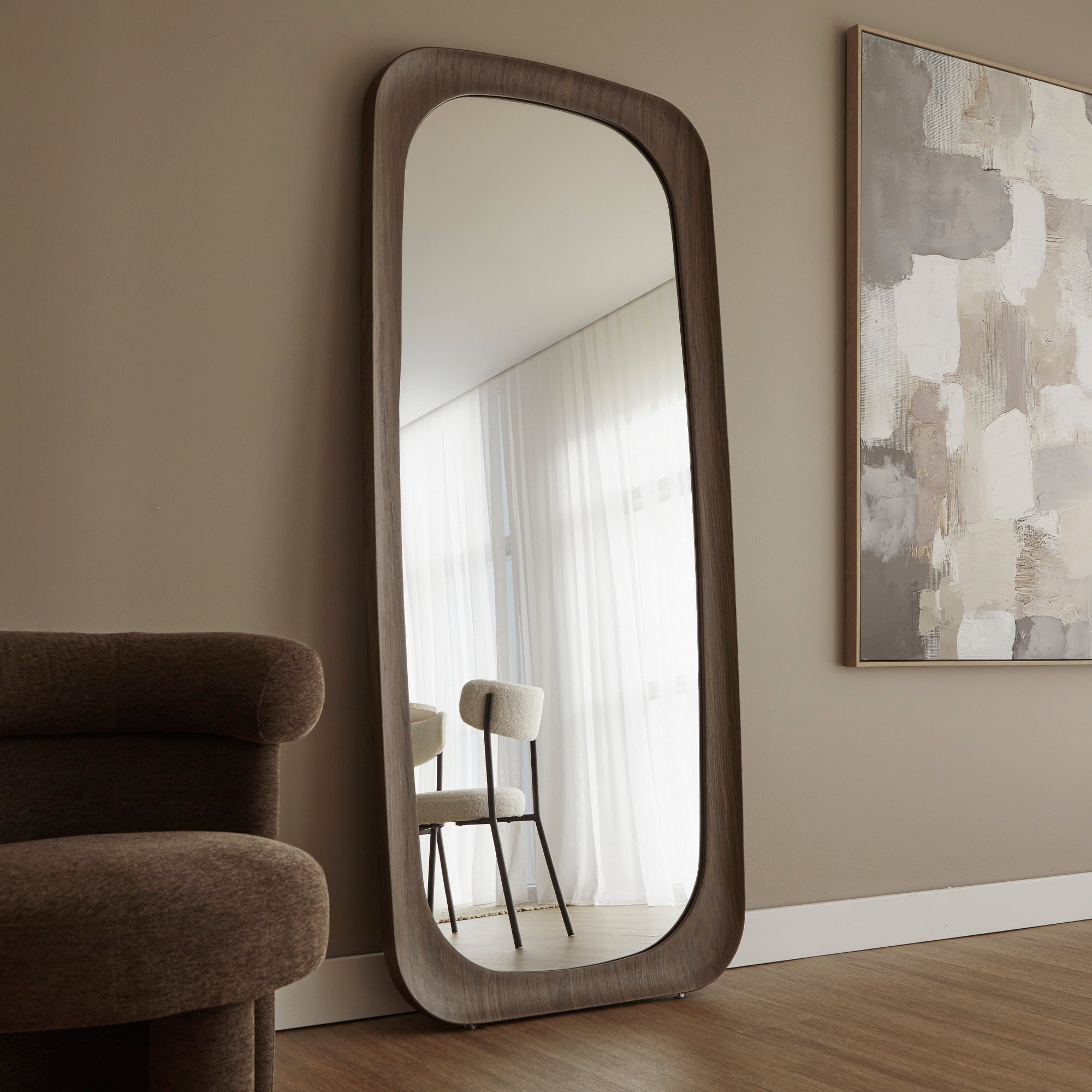 furniture, mirror, and home decor