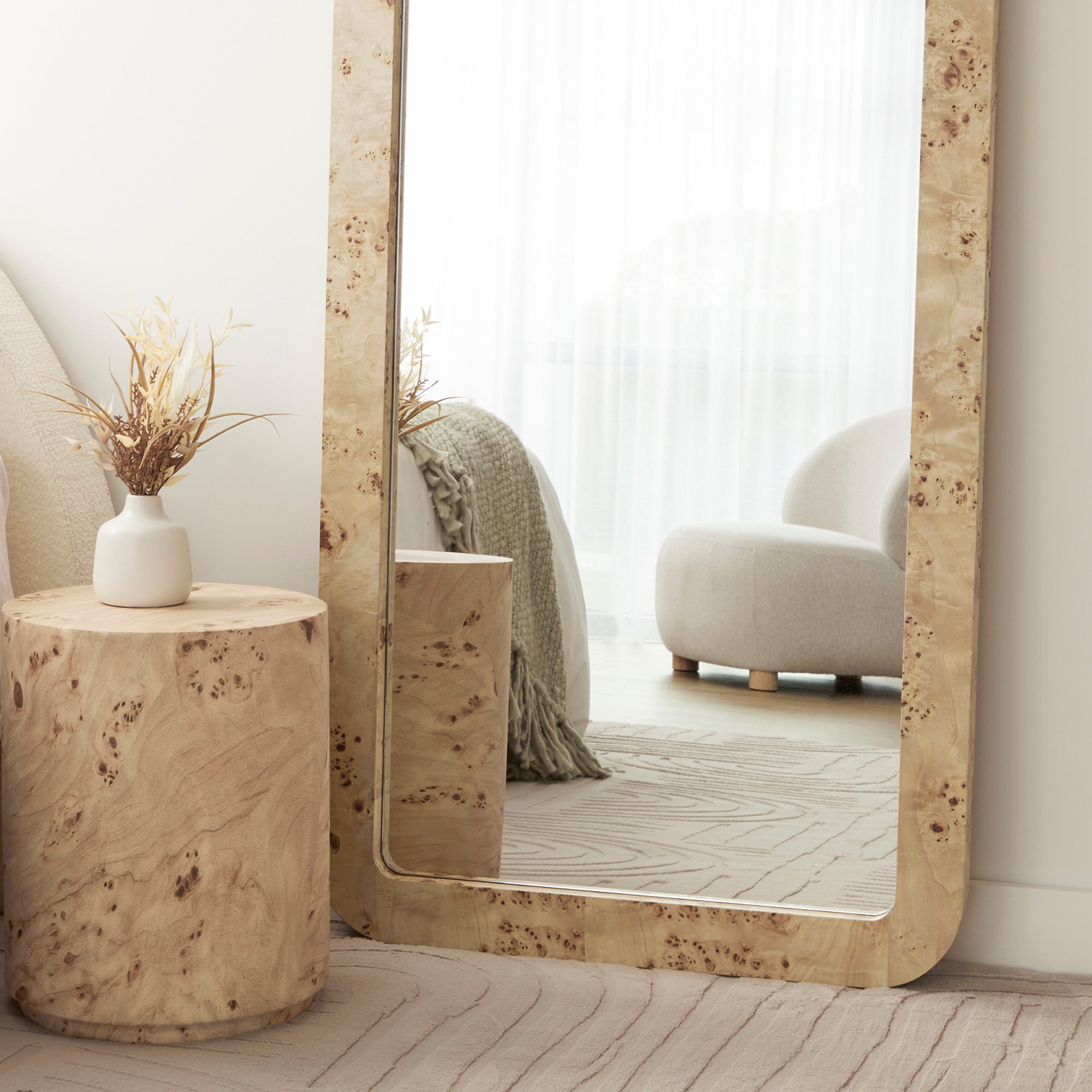 furniture, mirror, and home decor