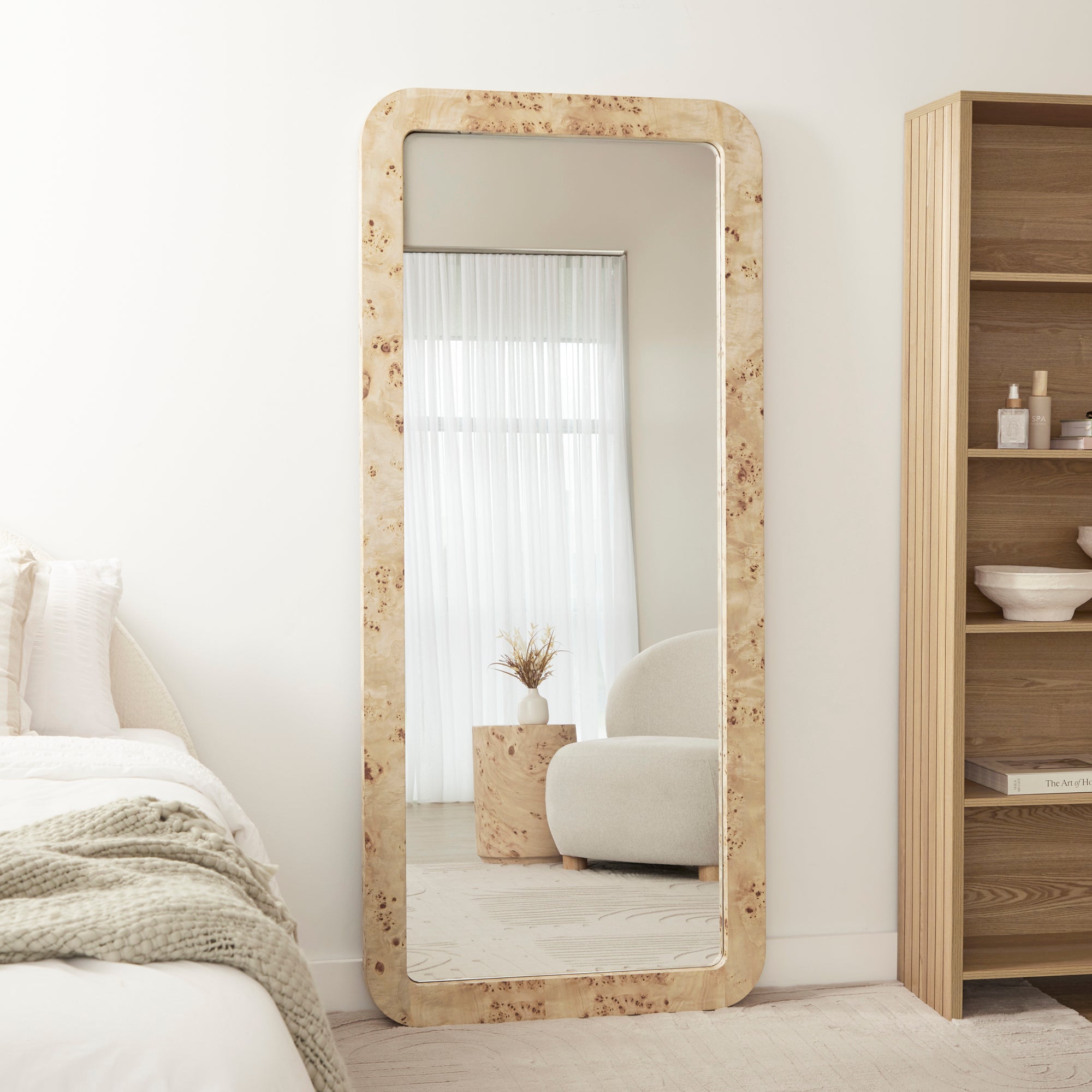 furniture, mirror, and home decor