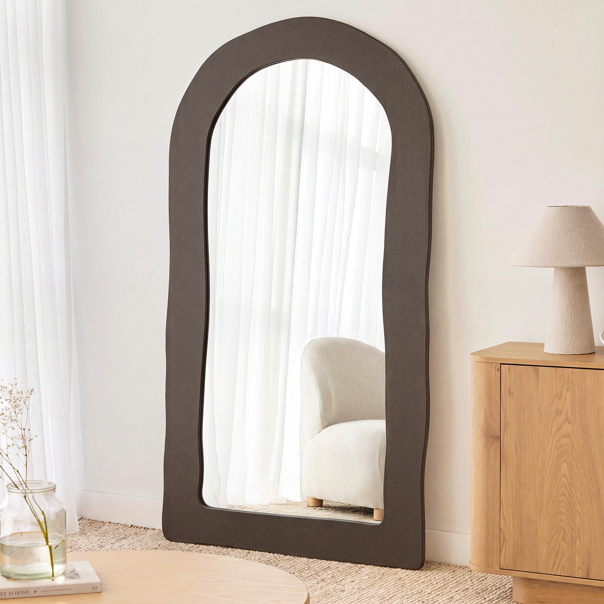 furniture, mirror, and home decor