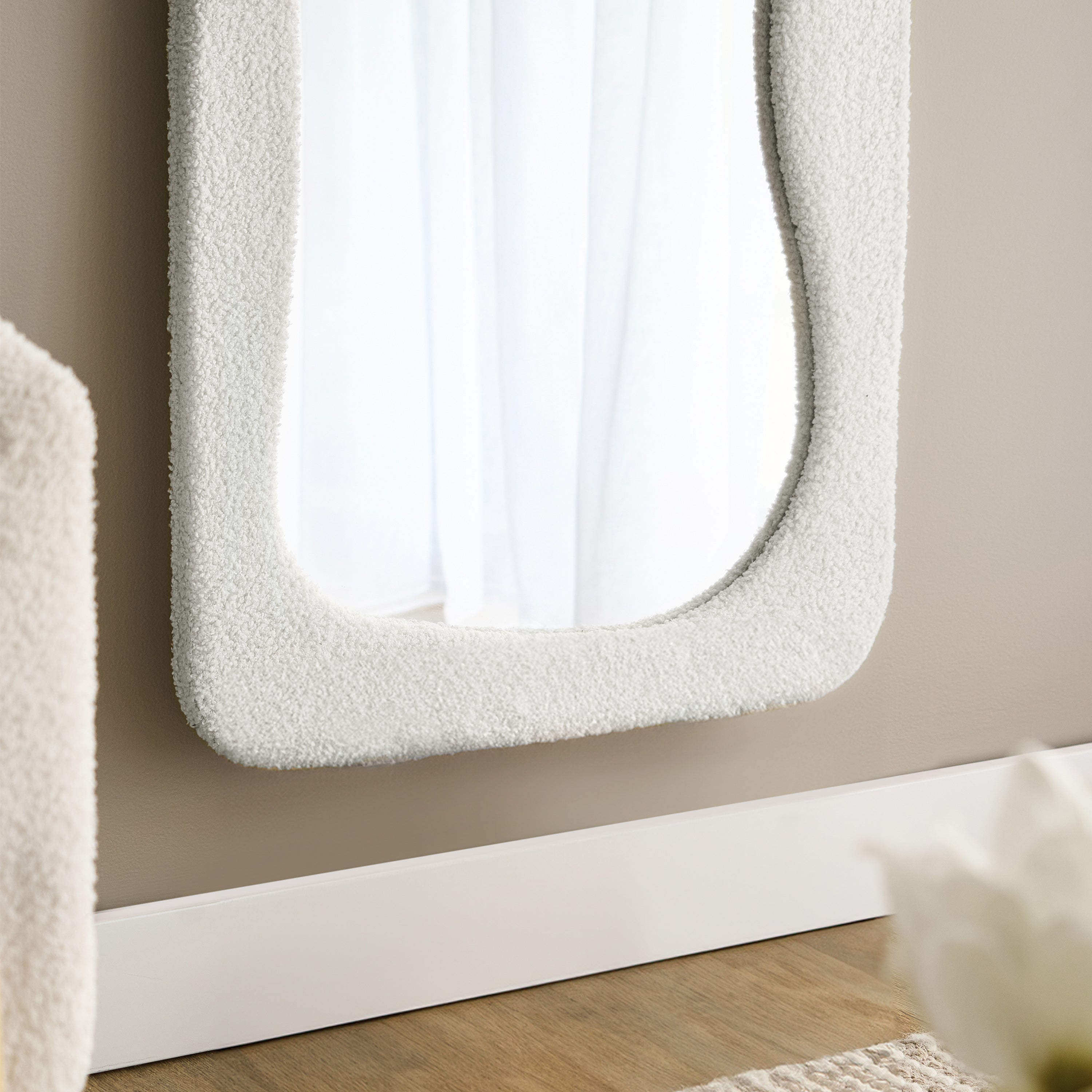 furniture, mirror, and home decor