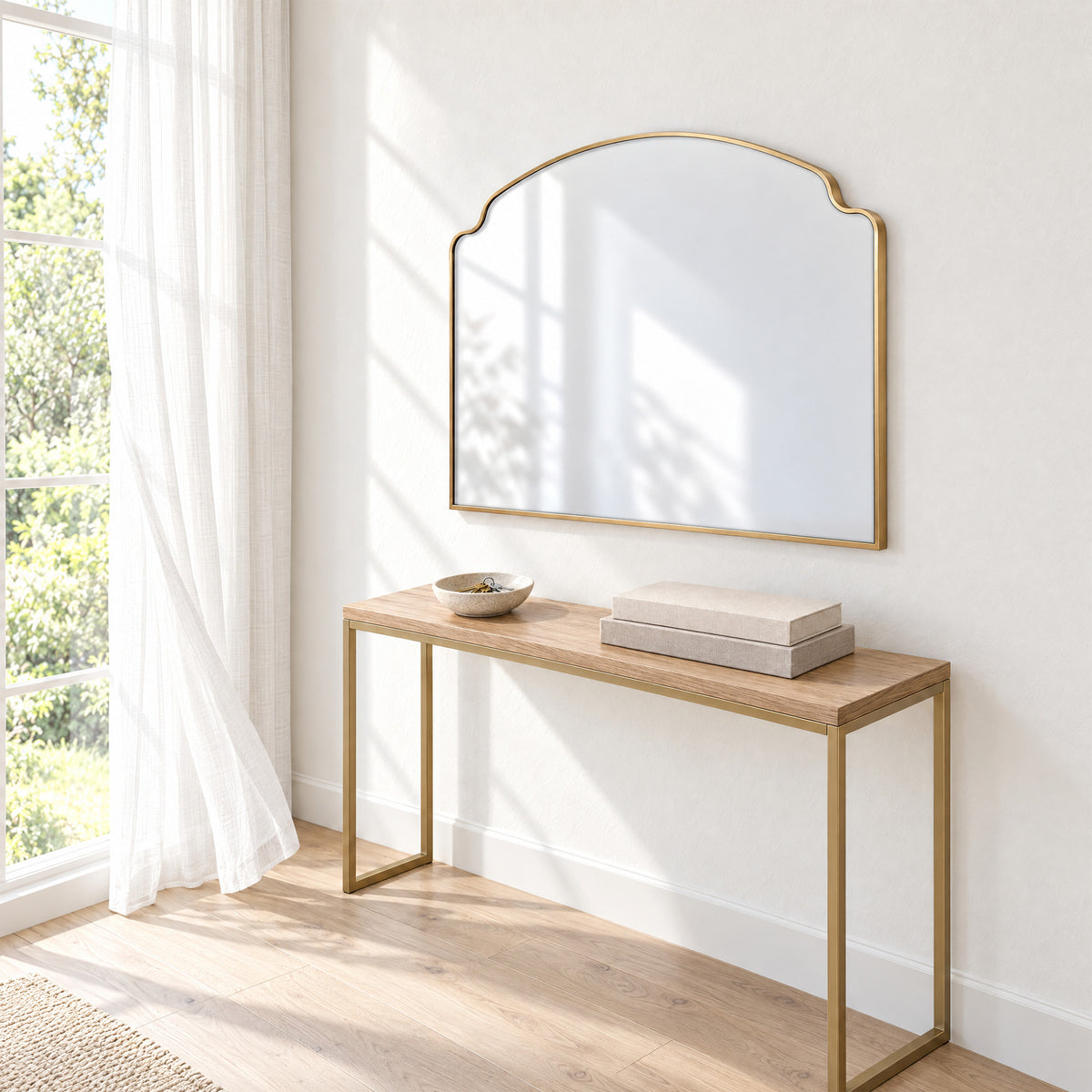 furniture, mirror, and home decor