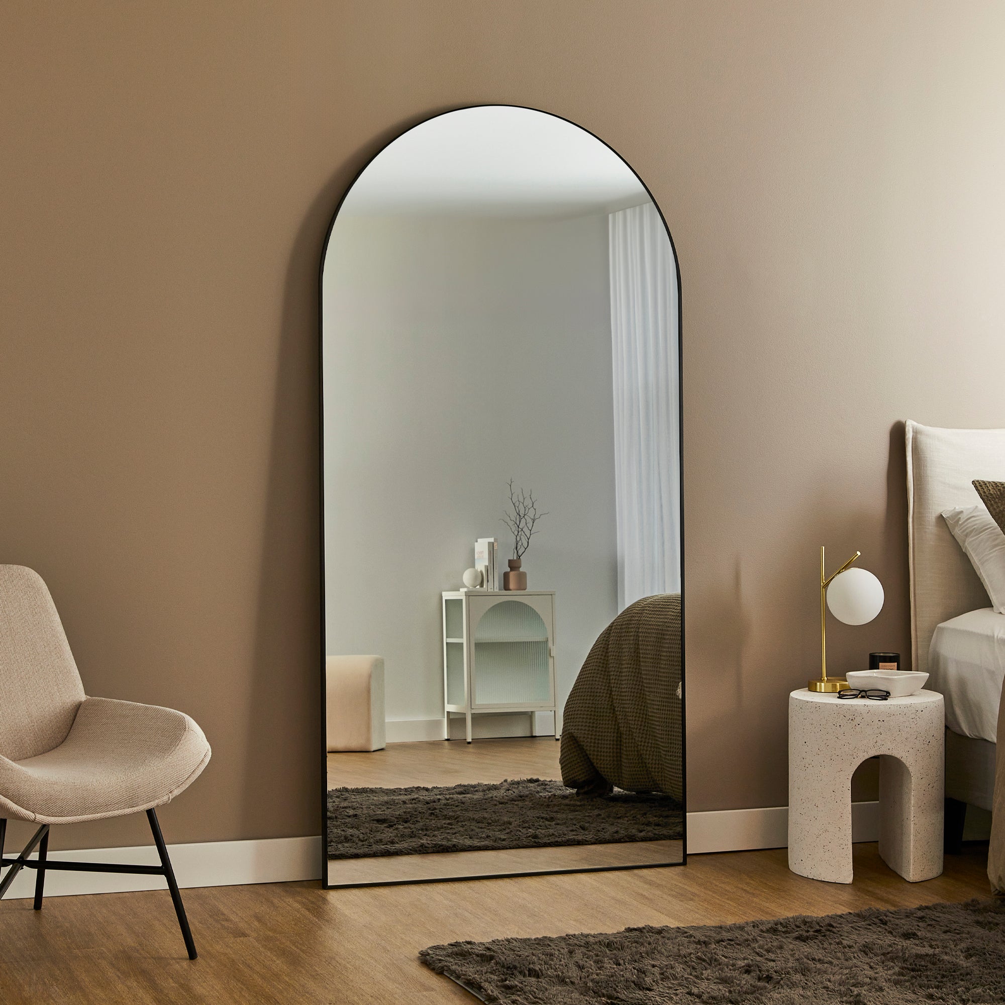 furniture, mirror, and home decor