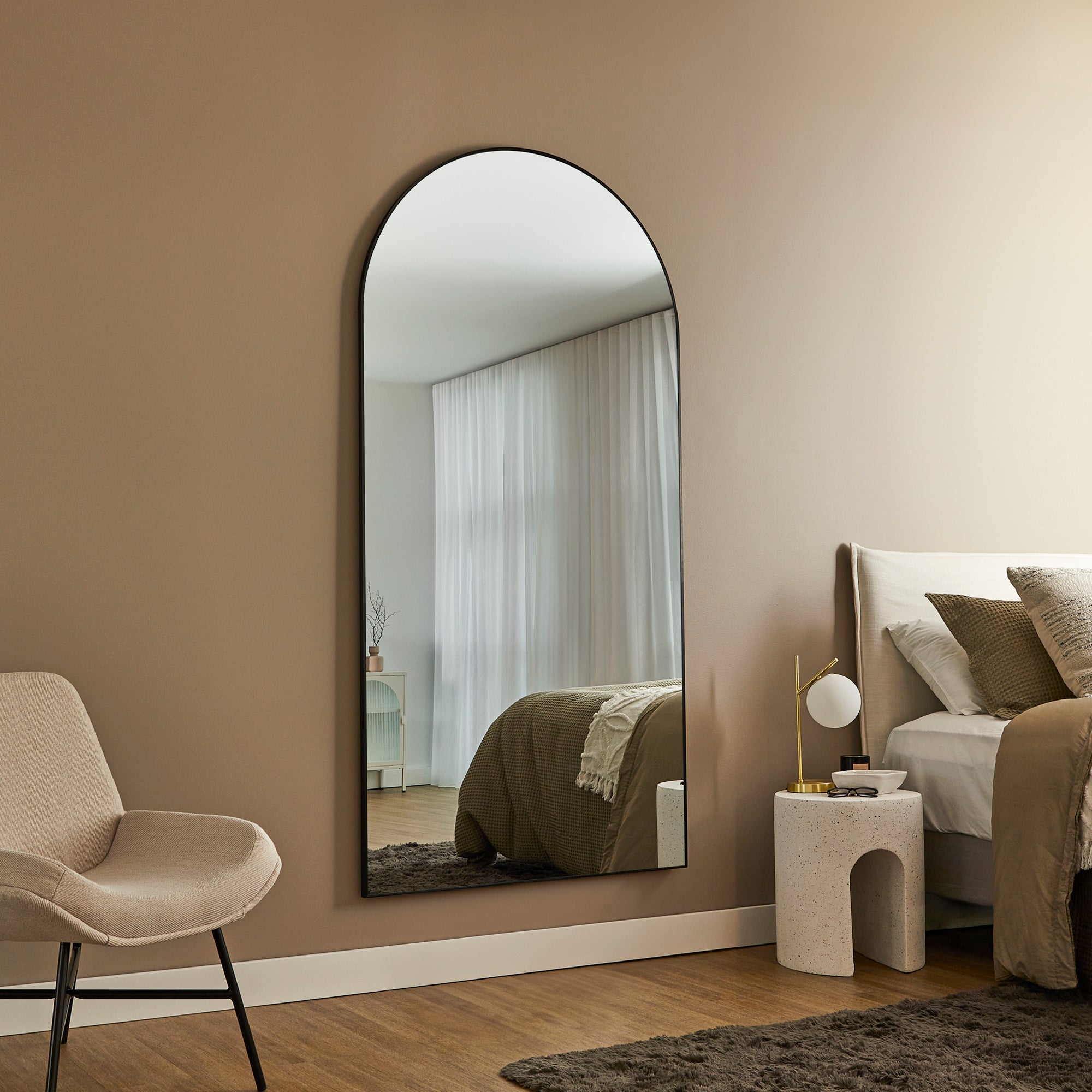 furniture, mirror, and home decor