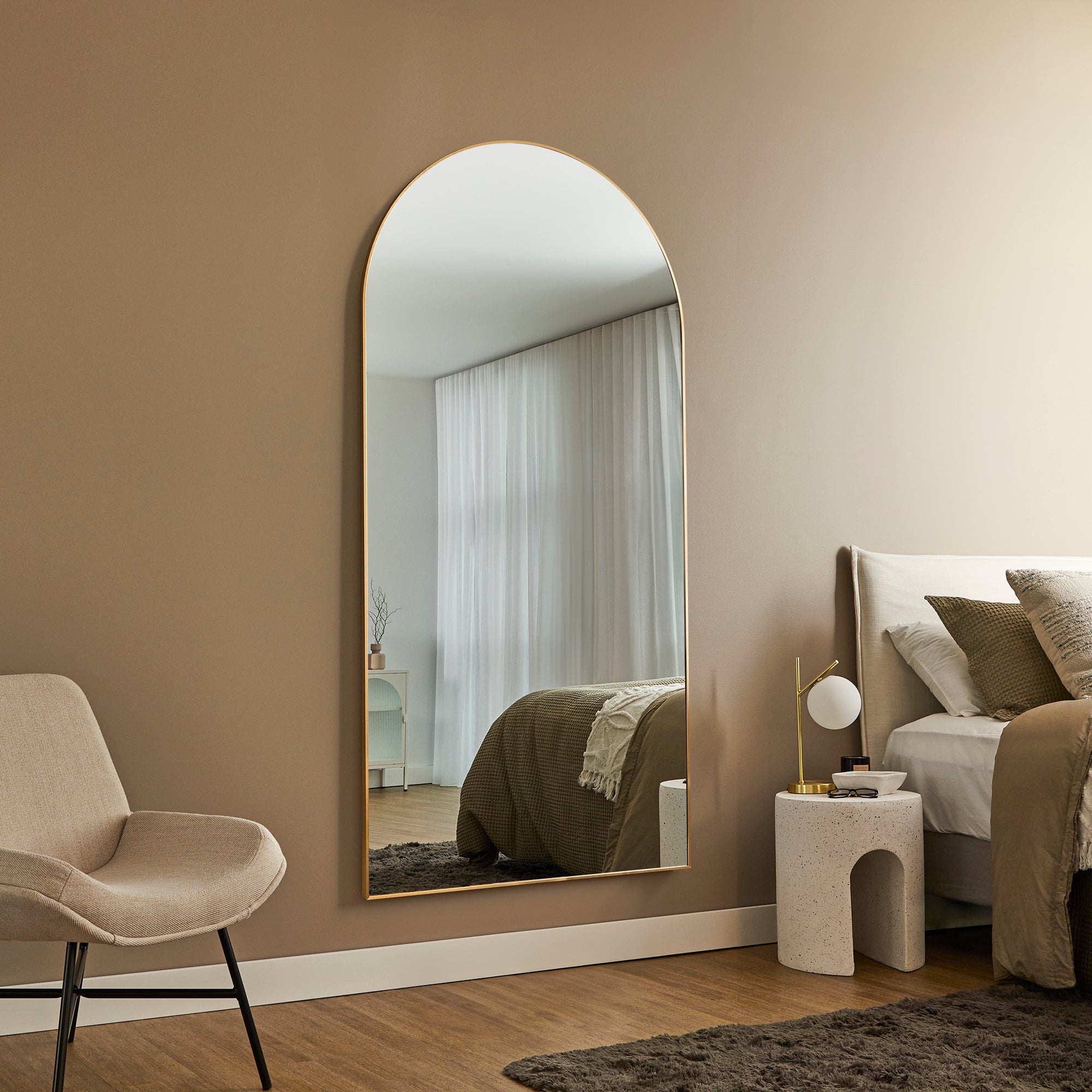 furniture, mirror, and home decor